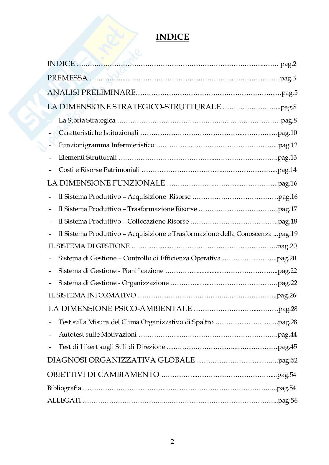 Tesina progetto sperimentale Stili di comando e clima lavorativo Pag. 2