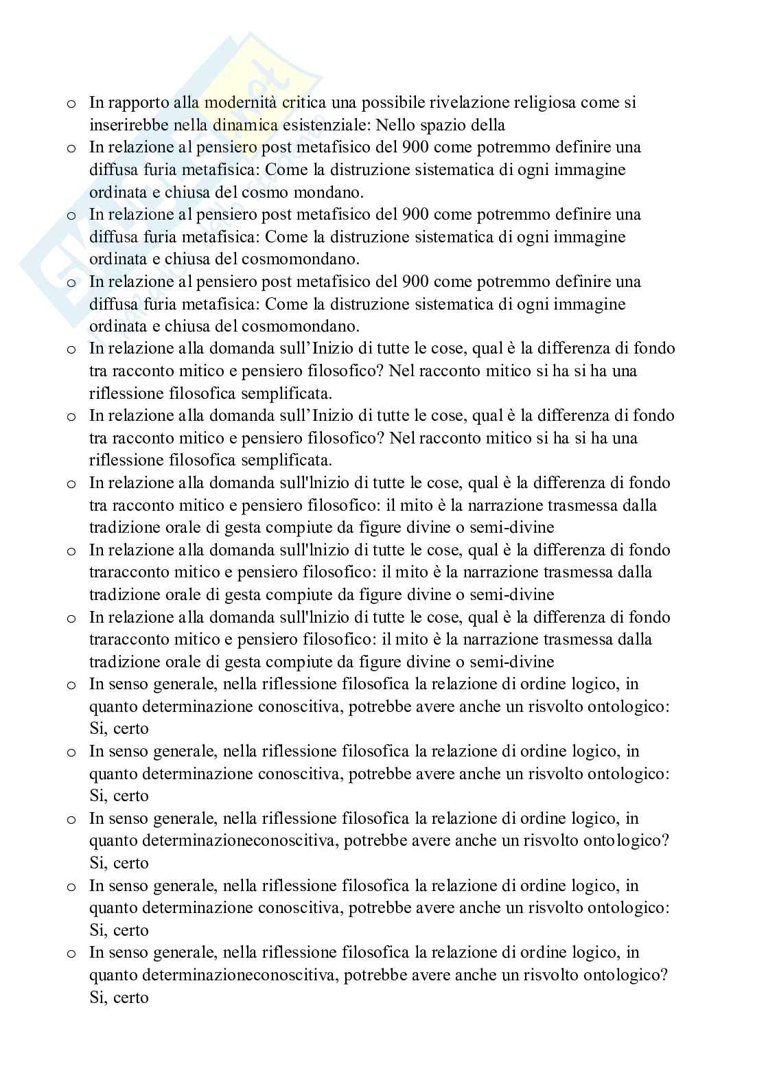 Filosofia teoretica  Pag. 16