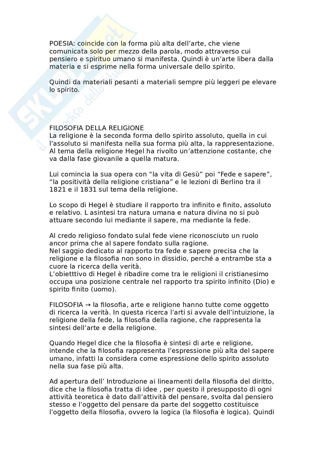 Dall'estetica di Hegel al materialismo storico di Marx Pag. 2