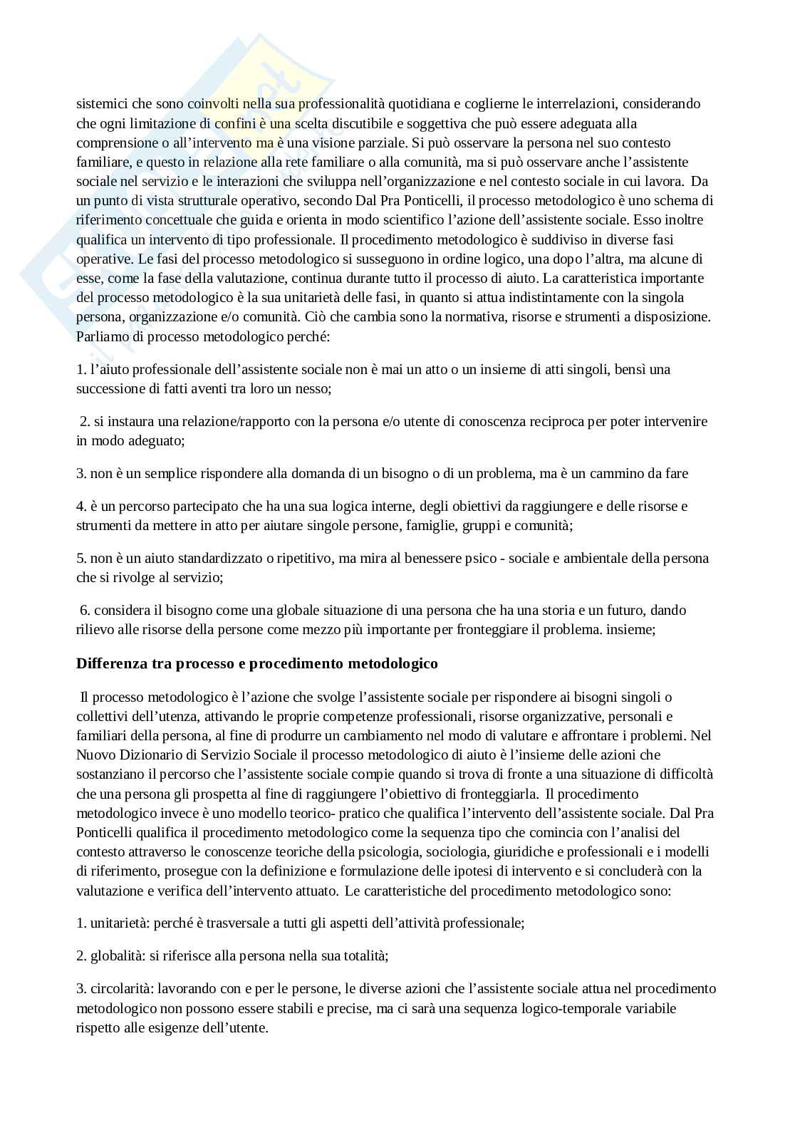 Processo metodologico  Pag. 2