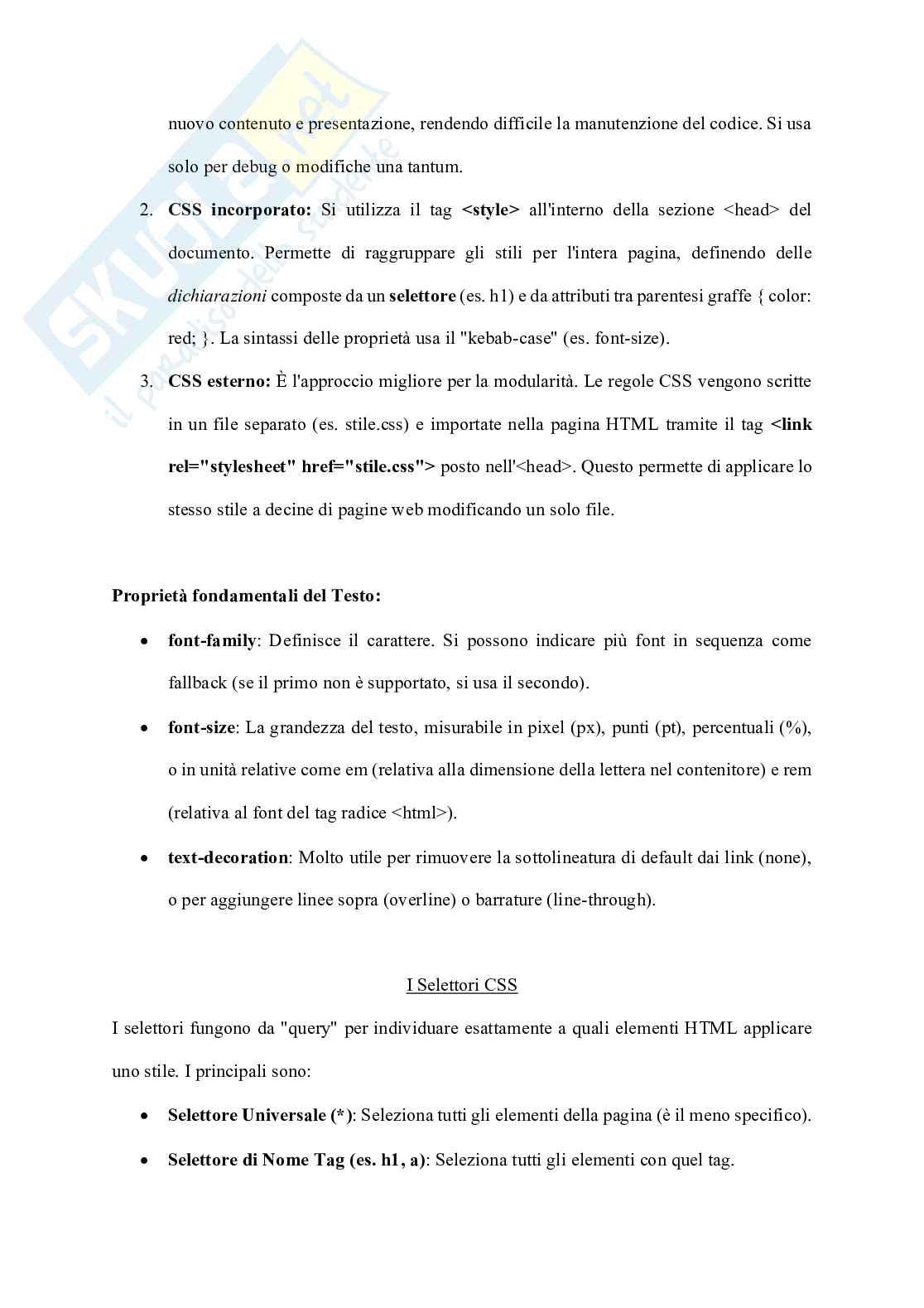 Appunti e codice: Tecnologie e Sistemi Web, 2025/26 Pag. 21