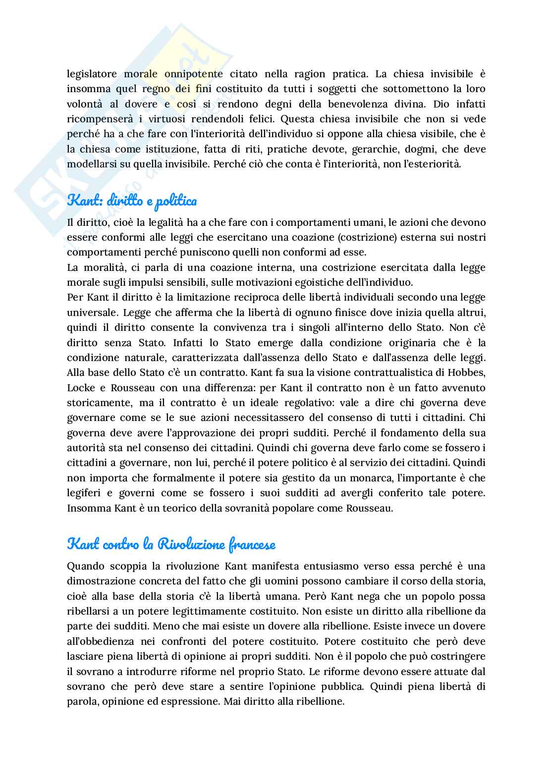 Kant, Immanuel - Semplici informazioni sul pensiero filosofico Pag. 31