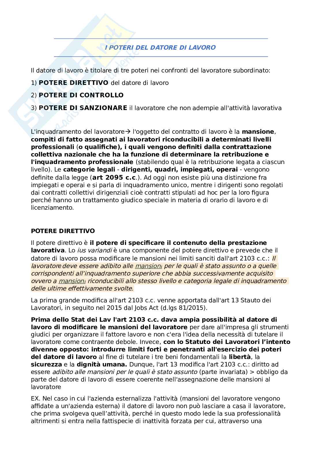 1 DDL Contratto di lavoro subordinato Pag. 11