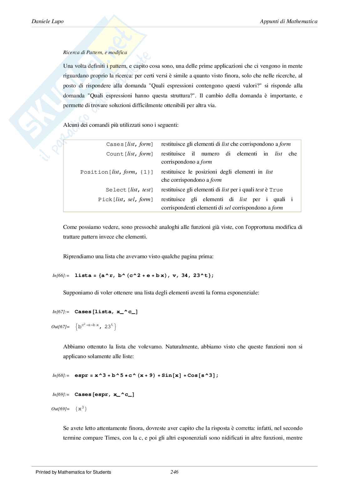 Manuale di Mathematica 09 Pag. 16