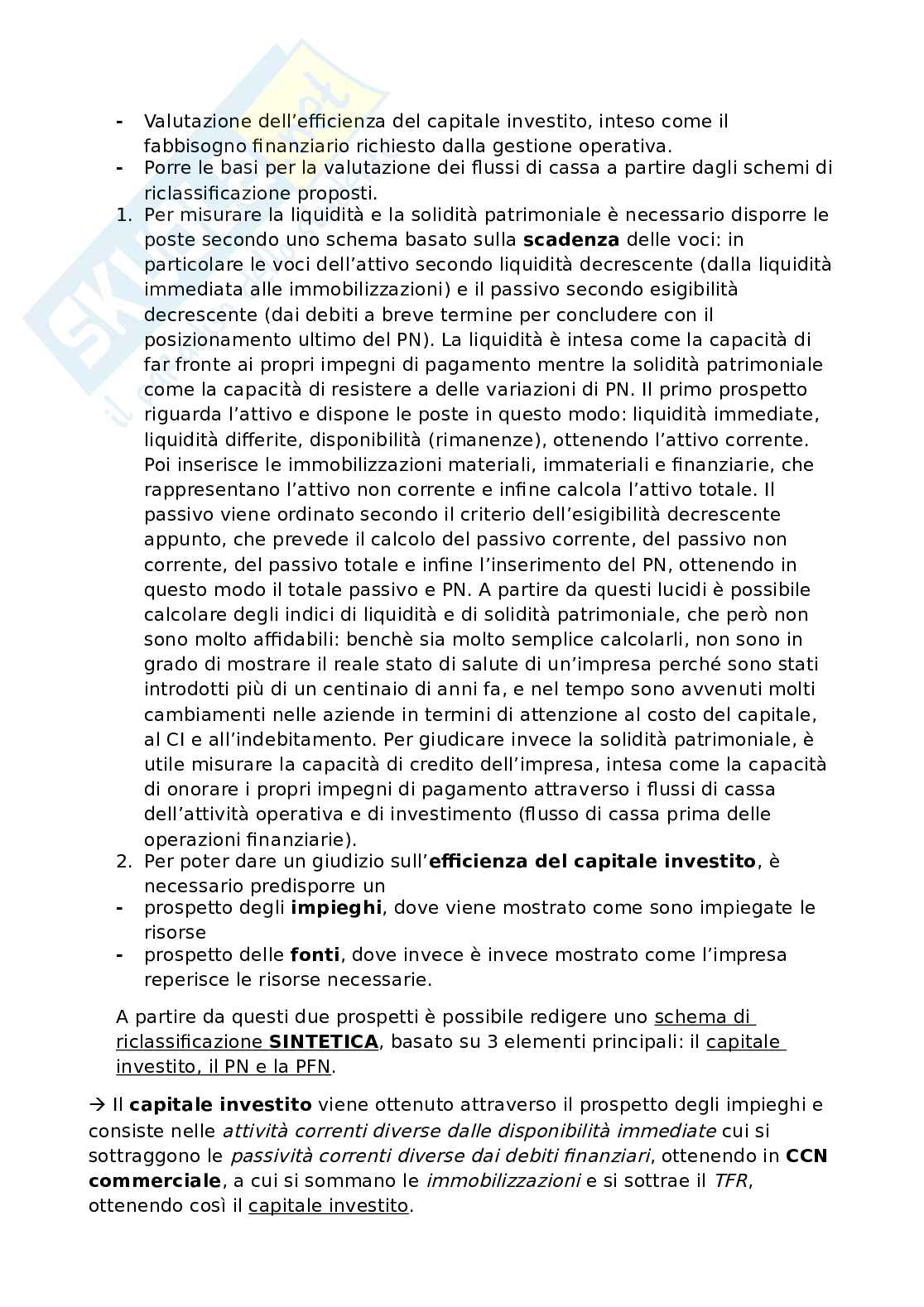 Temi d'esame di Analisi di bilancio Pag. 2