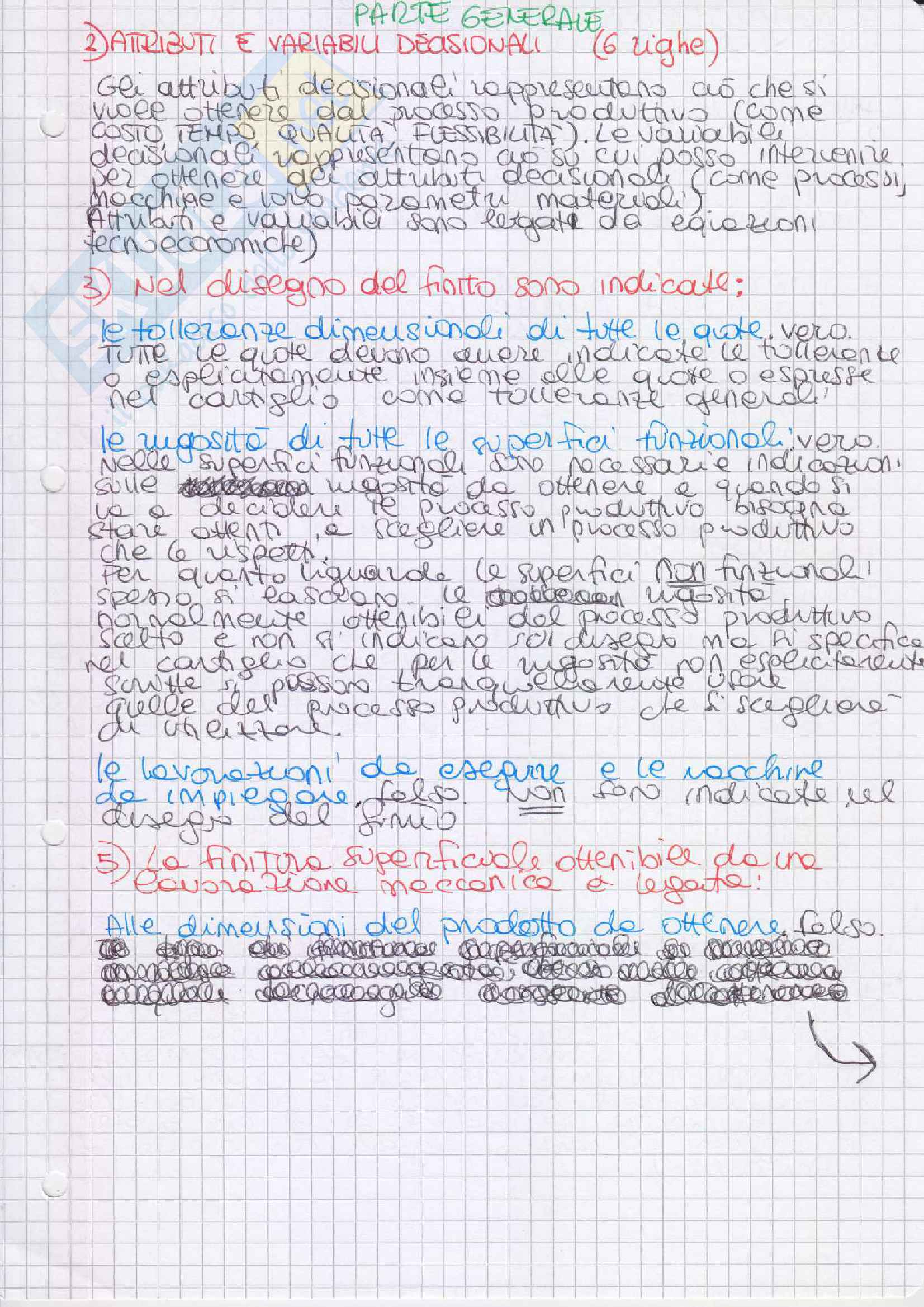 Tecnologia meccanica - schemi, domande ed esercizi esame svolti Pag. 2