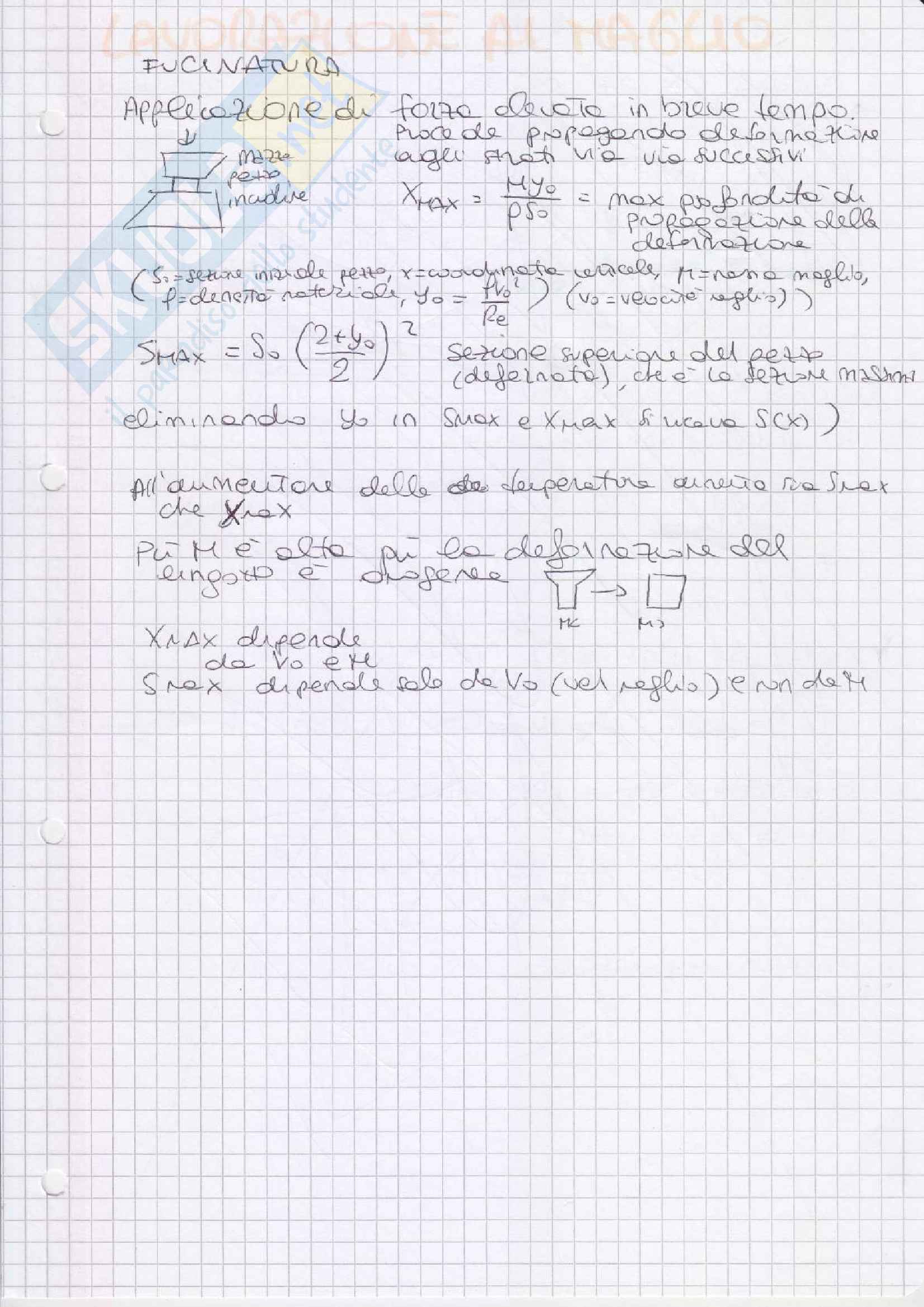 Tecnologia meccanica - schemi, domande ed esercizi esame svolti Pag. 66