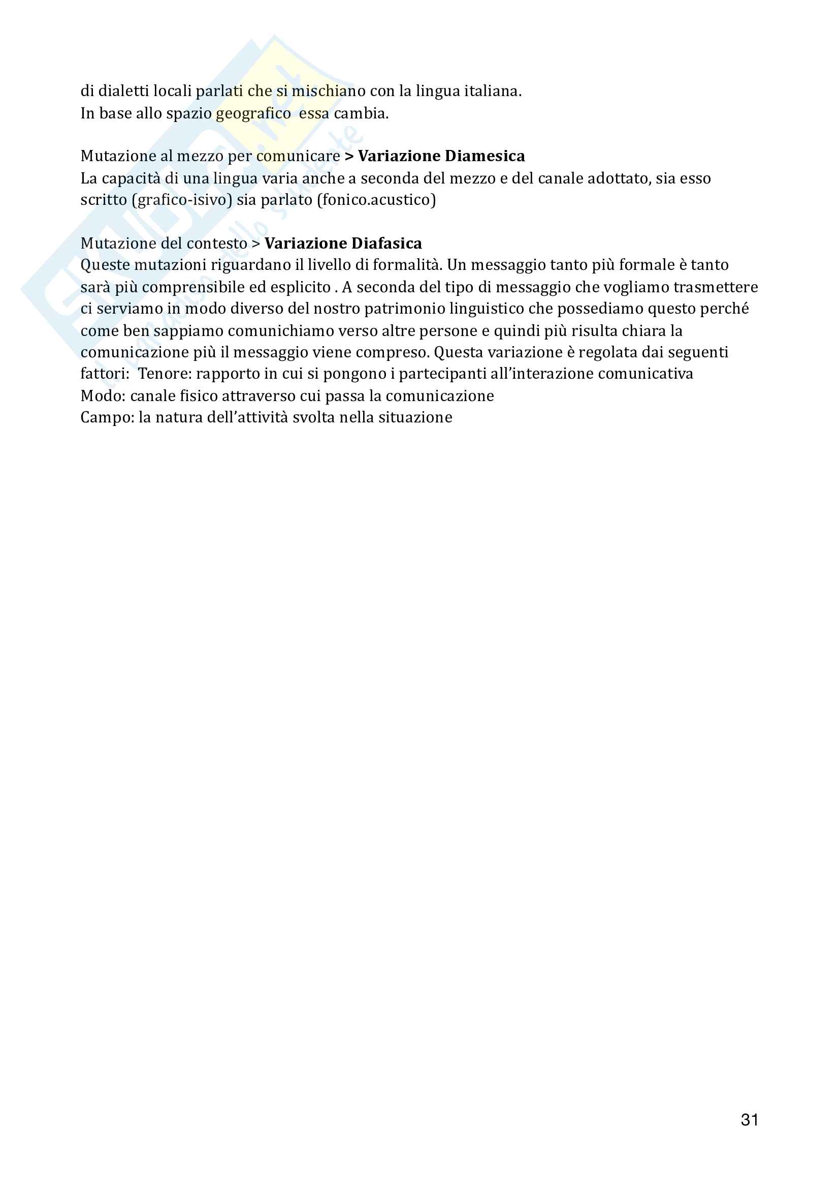 Appunti semiotica E. Marinoni Pag. 31