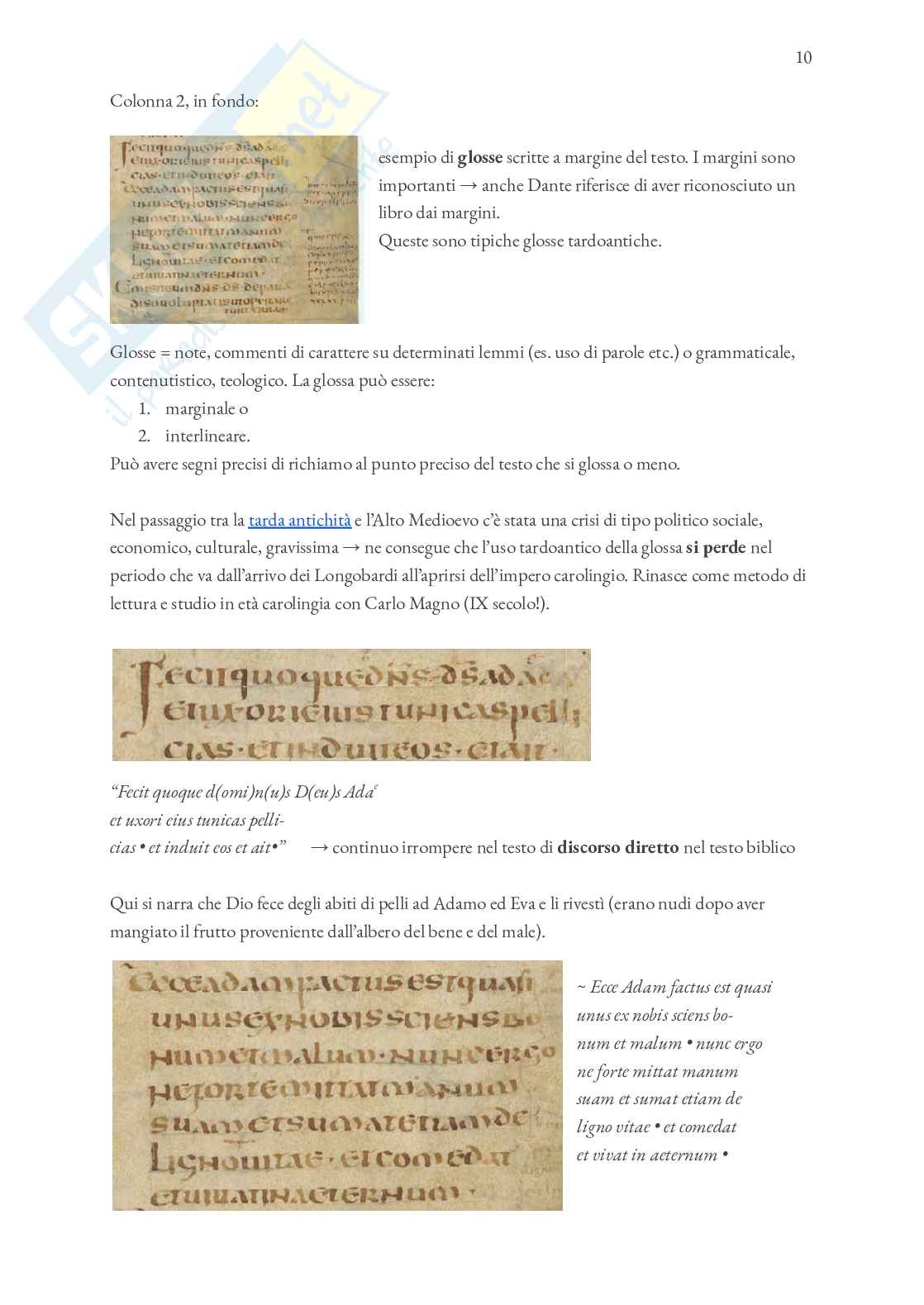 Appunti completi di Paleografia e diplomatica con immagini e schemi Pag. 11