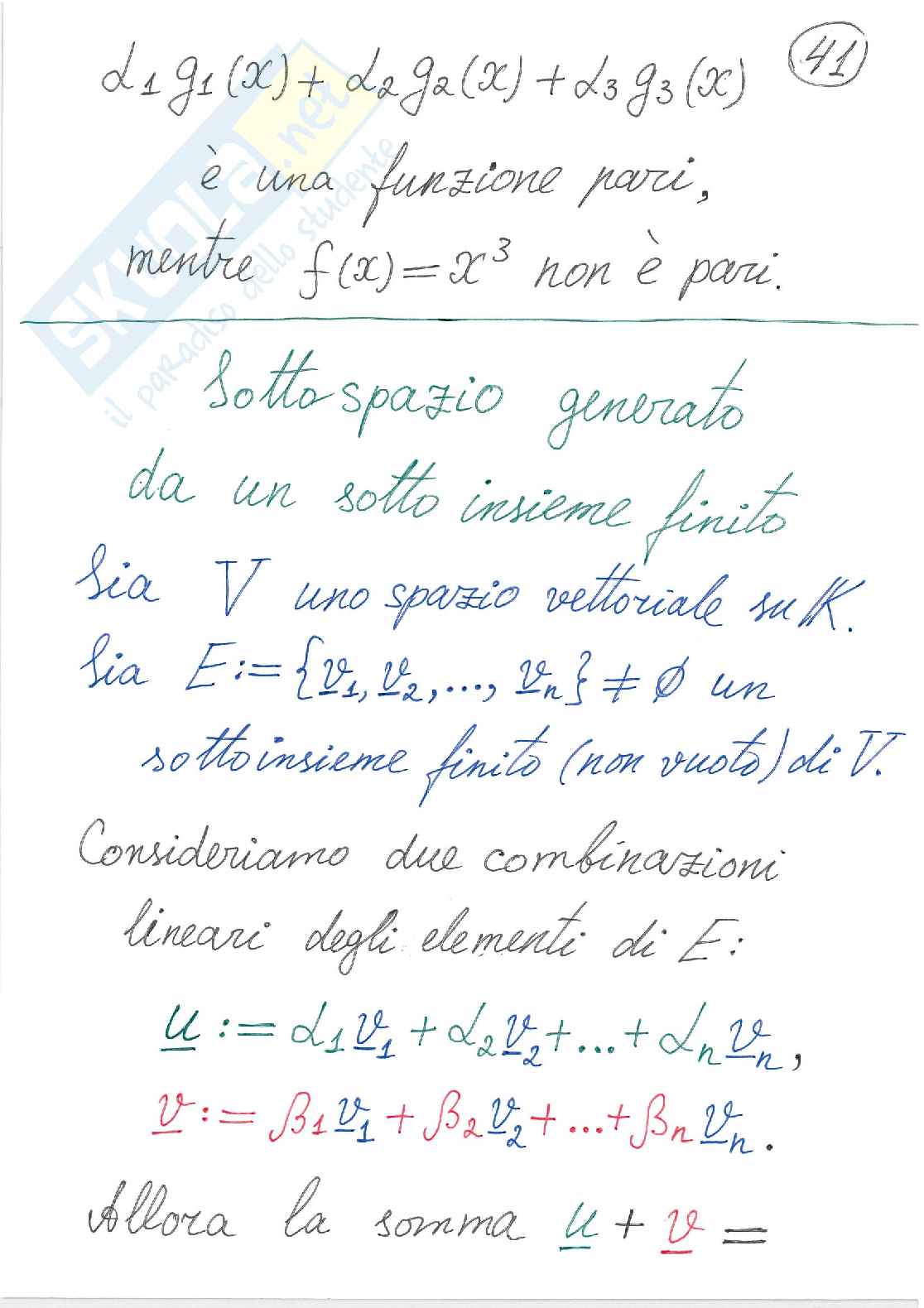Algebra Pag. 41