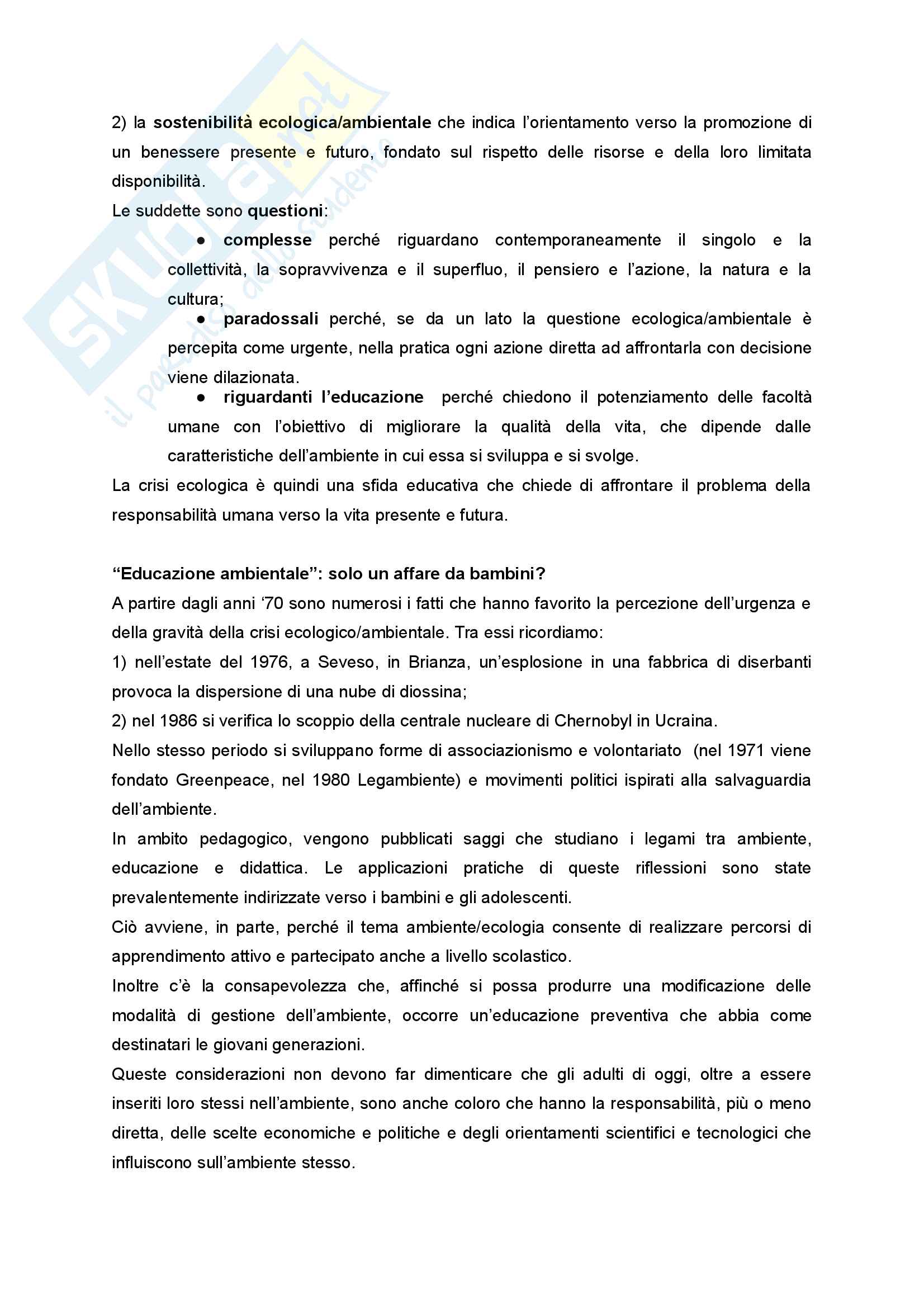 Sunto Educazione degli Adulti, prof. Micaela Castiglioni, libro consigliato Ai confini dell'educazione degli adulti. I limiti, le possibilità, le sfide a cura di Elena Marescotti Pag. 2