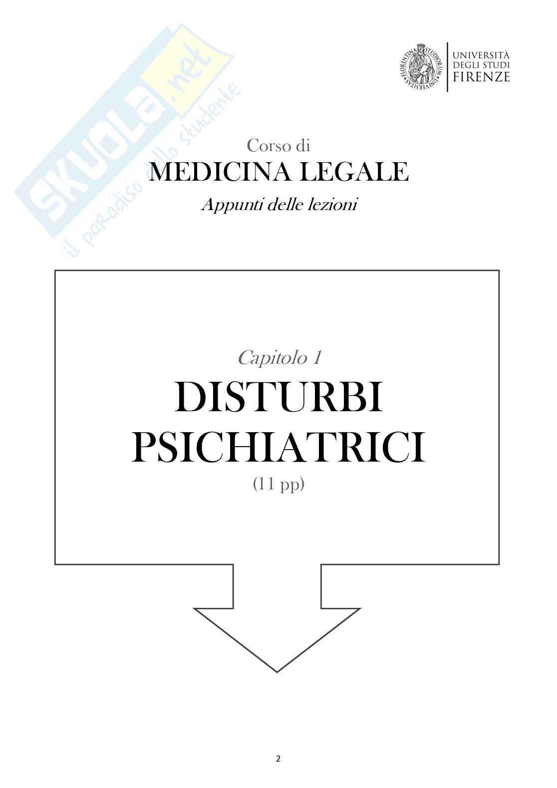 Appunti delle lezioni del corso di Medicina legale   Pag. 2