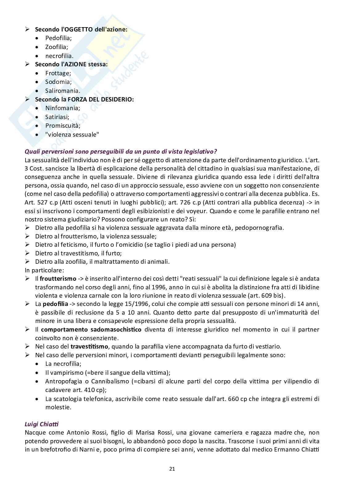 Appunti delle lezioni del corso di Medicina legale   Pag. 21