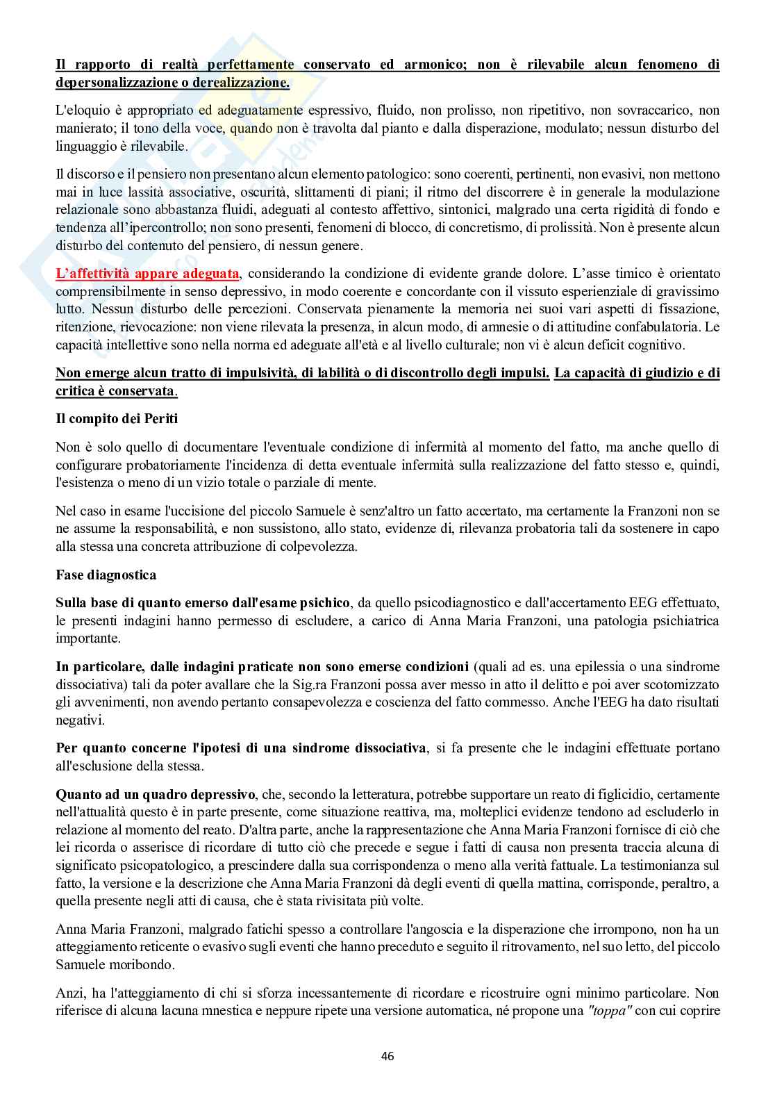 Appunti delle lezioni del corso di Medicina legale   Pag. 46