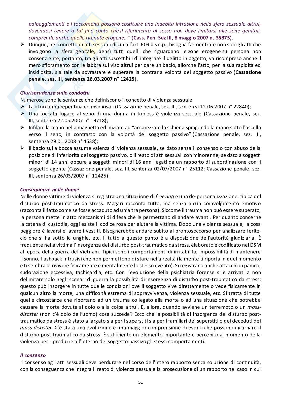 Appunti delle lezioni del corso di Medicina legale   Pag. 51