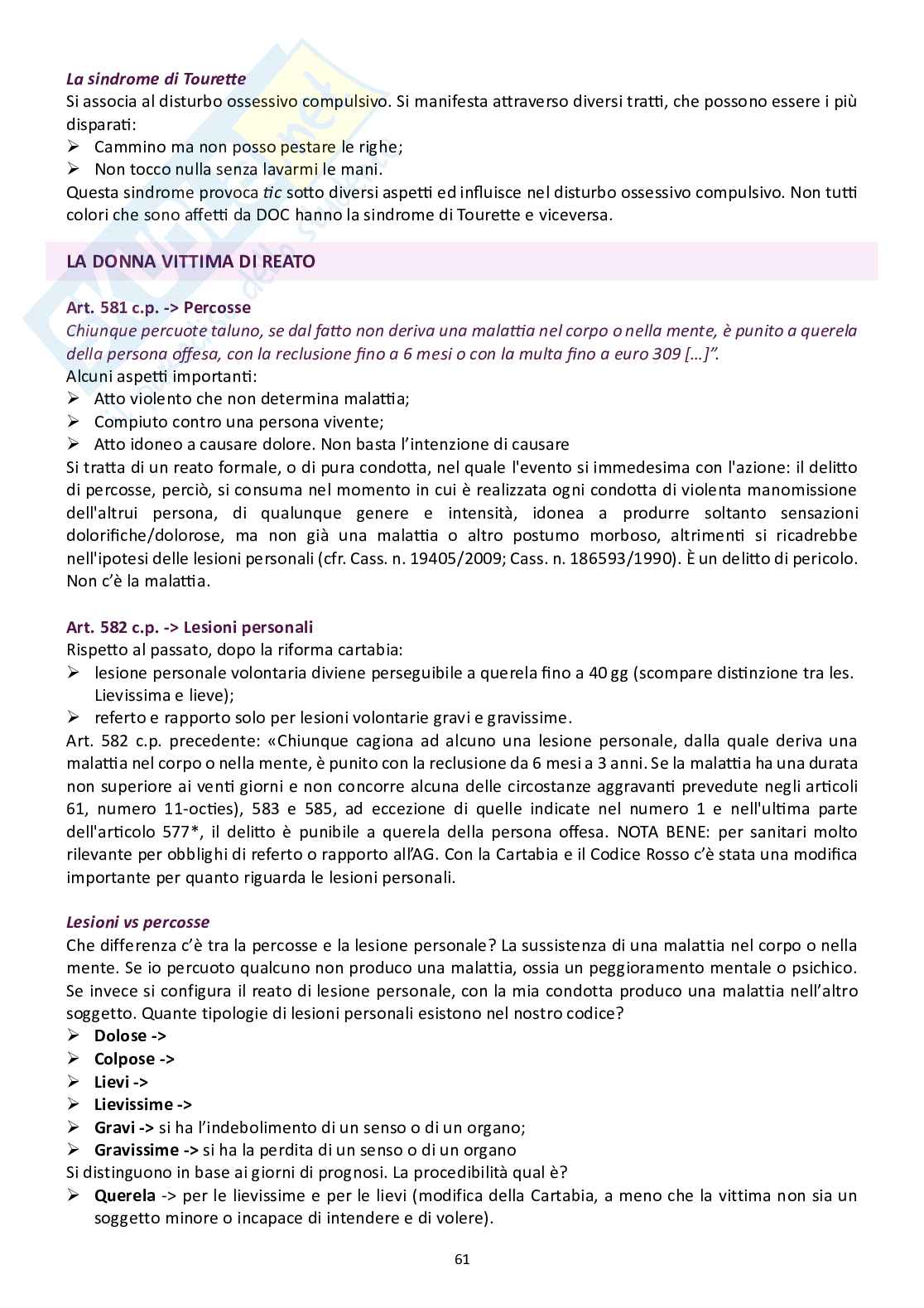 Appunti delle lezioni del corso di Medicina legale   Pag. 61