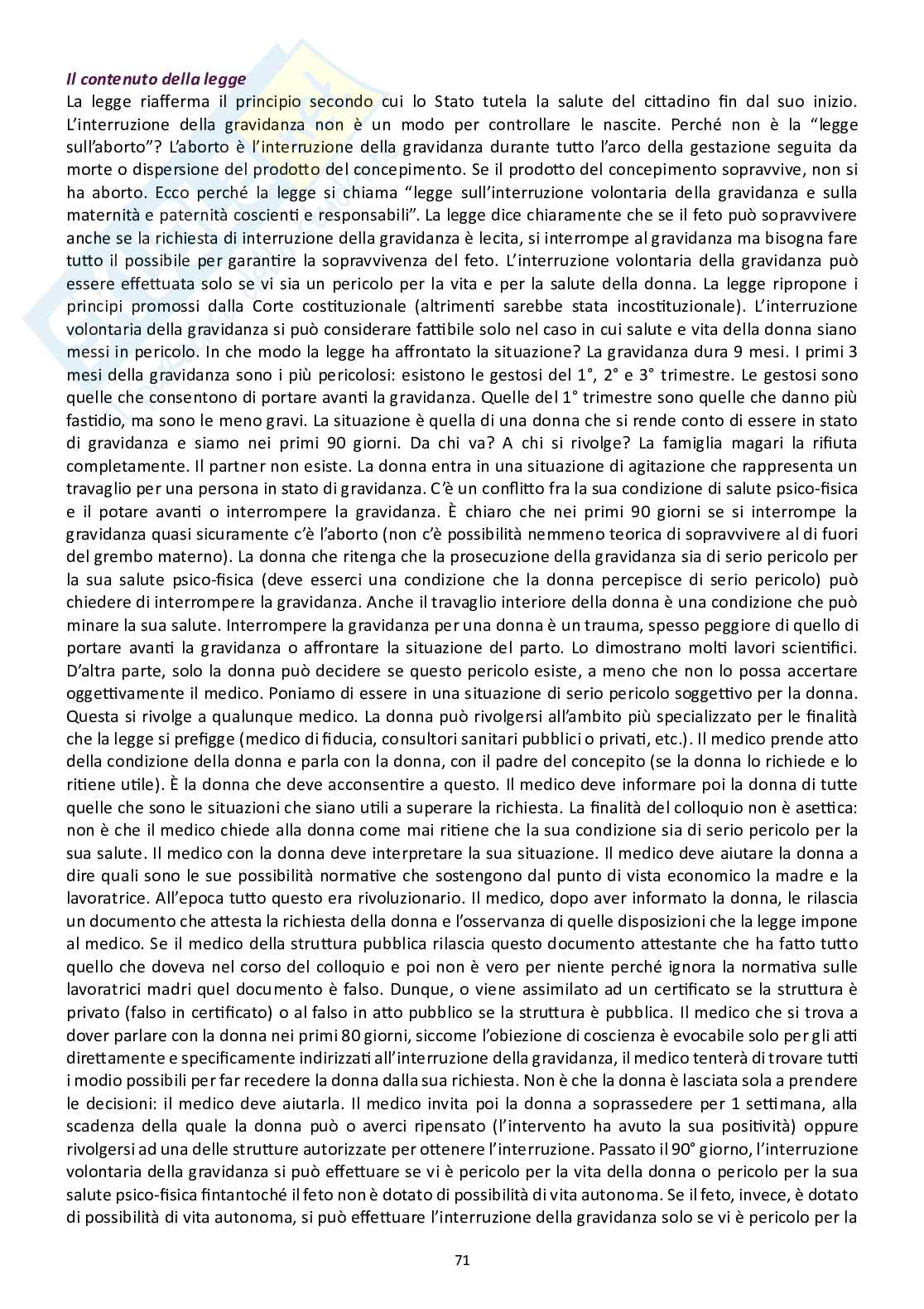 Appunti delle lezioni del corso di Medicina legale   Pag. 71