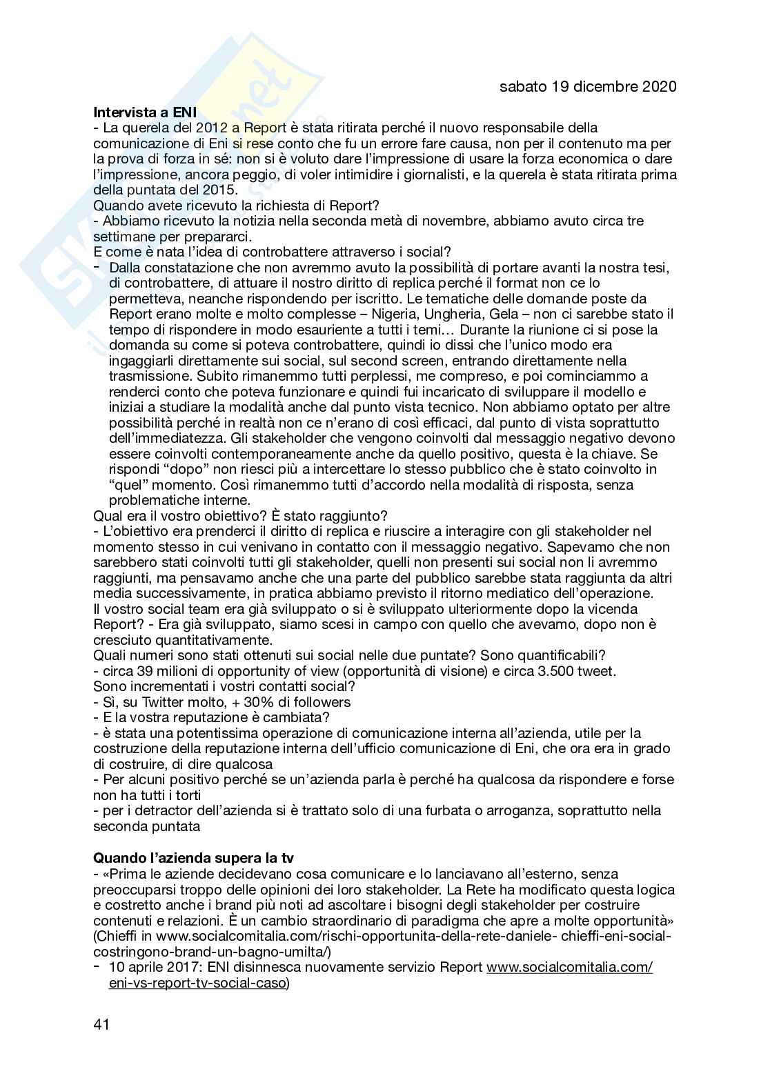 Appunti lezioni Teoria e tecnica delle relazioni pubbliche Pag. 41