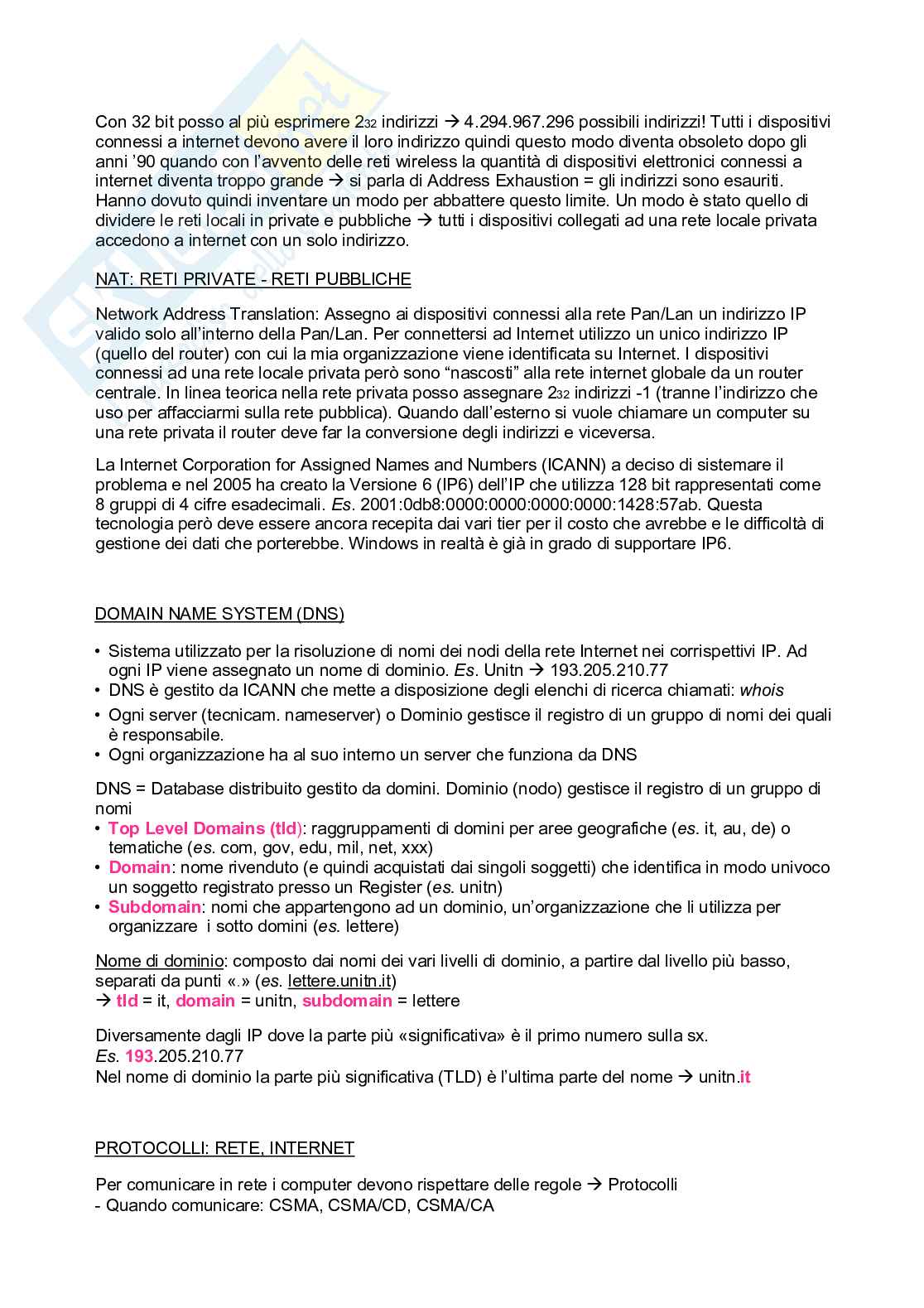 Appunti esame Tecnologie informatiche per la comunicazione Pag. 66