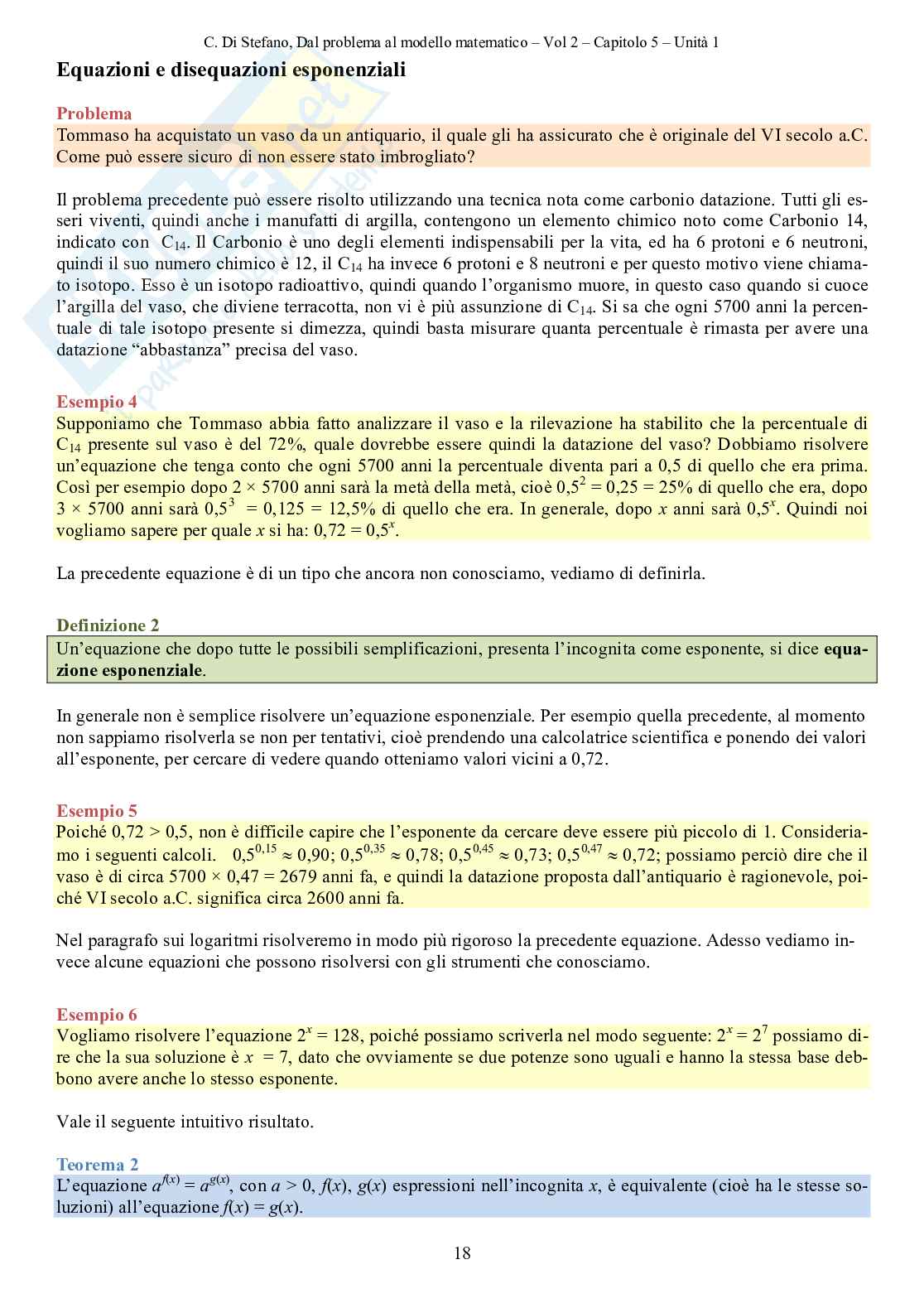 Dal problema al modello matematico 2 (ebook) Pag. 21