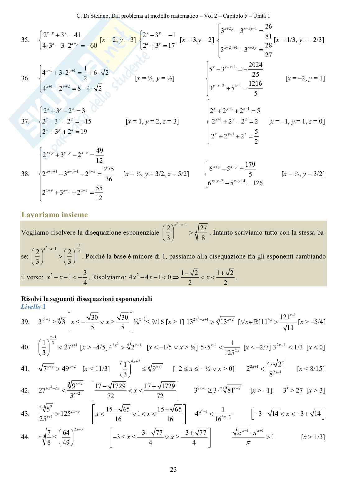 Dal problema al modello matematico 2 (ebook) Pag. 26