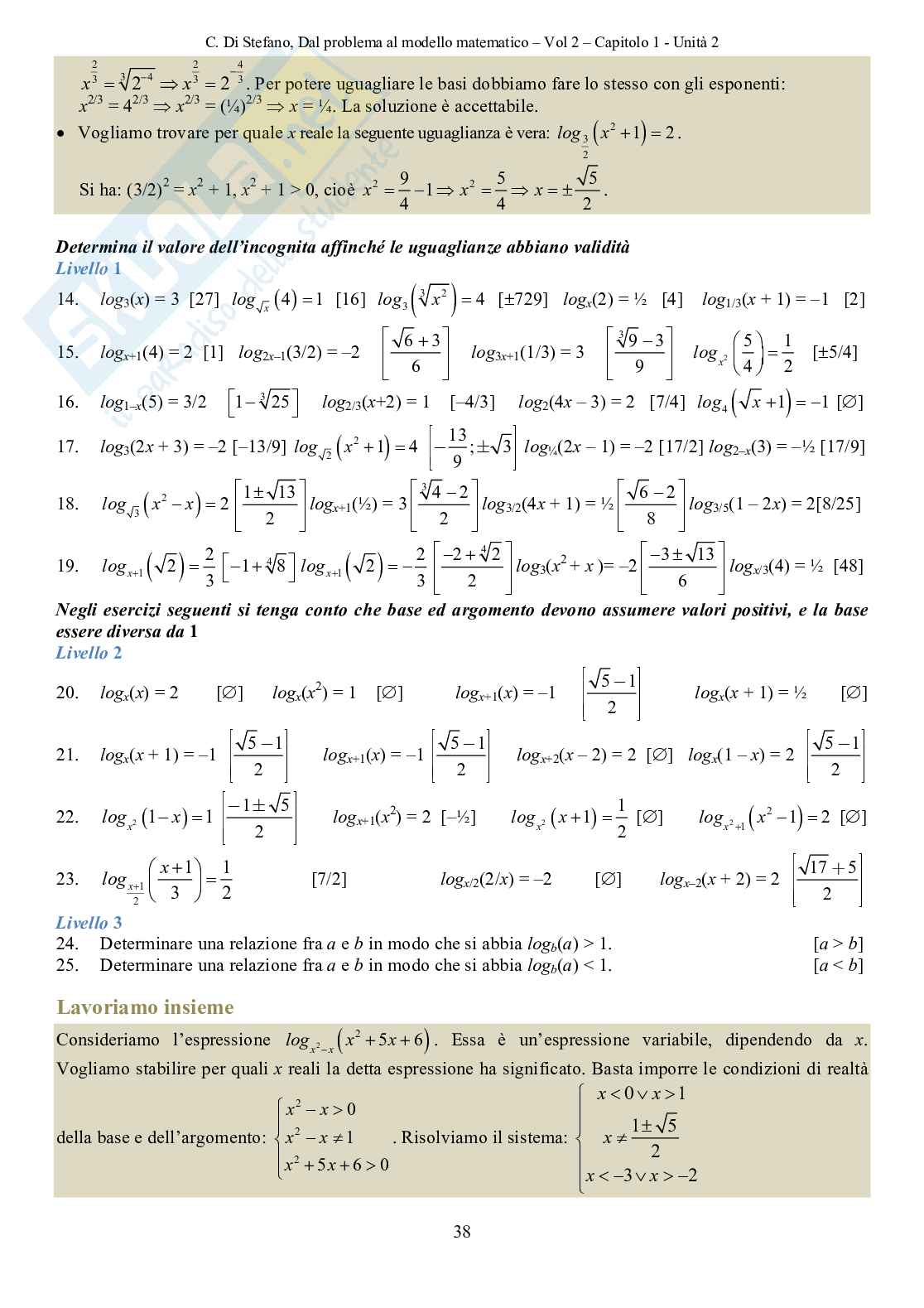 Dal problema al modello matematico 2 (ebook) Pag. 41