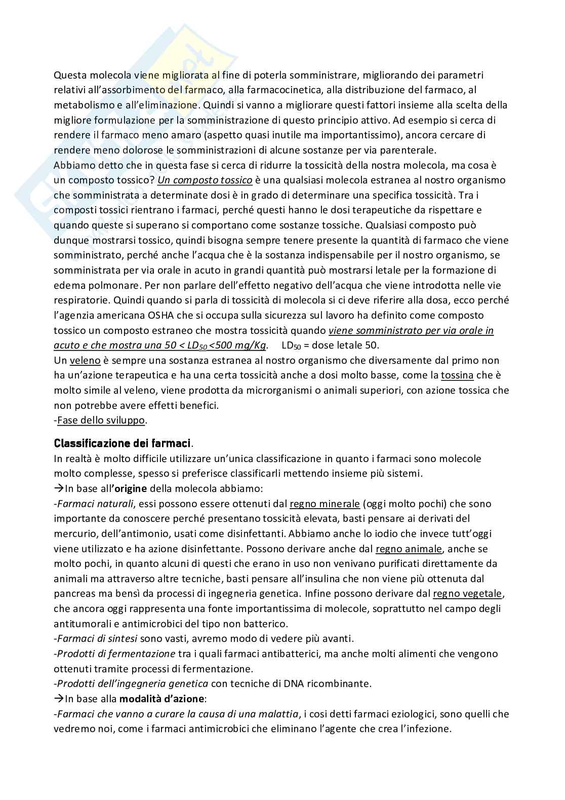 Riassunto esame Chimica farmaceutica 1 e fitochimica, Prof. Cottiglia Filippo, libro consigliato Principi di chimica farmaceutica , Lemke, Williams Pag. 11