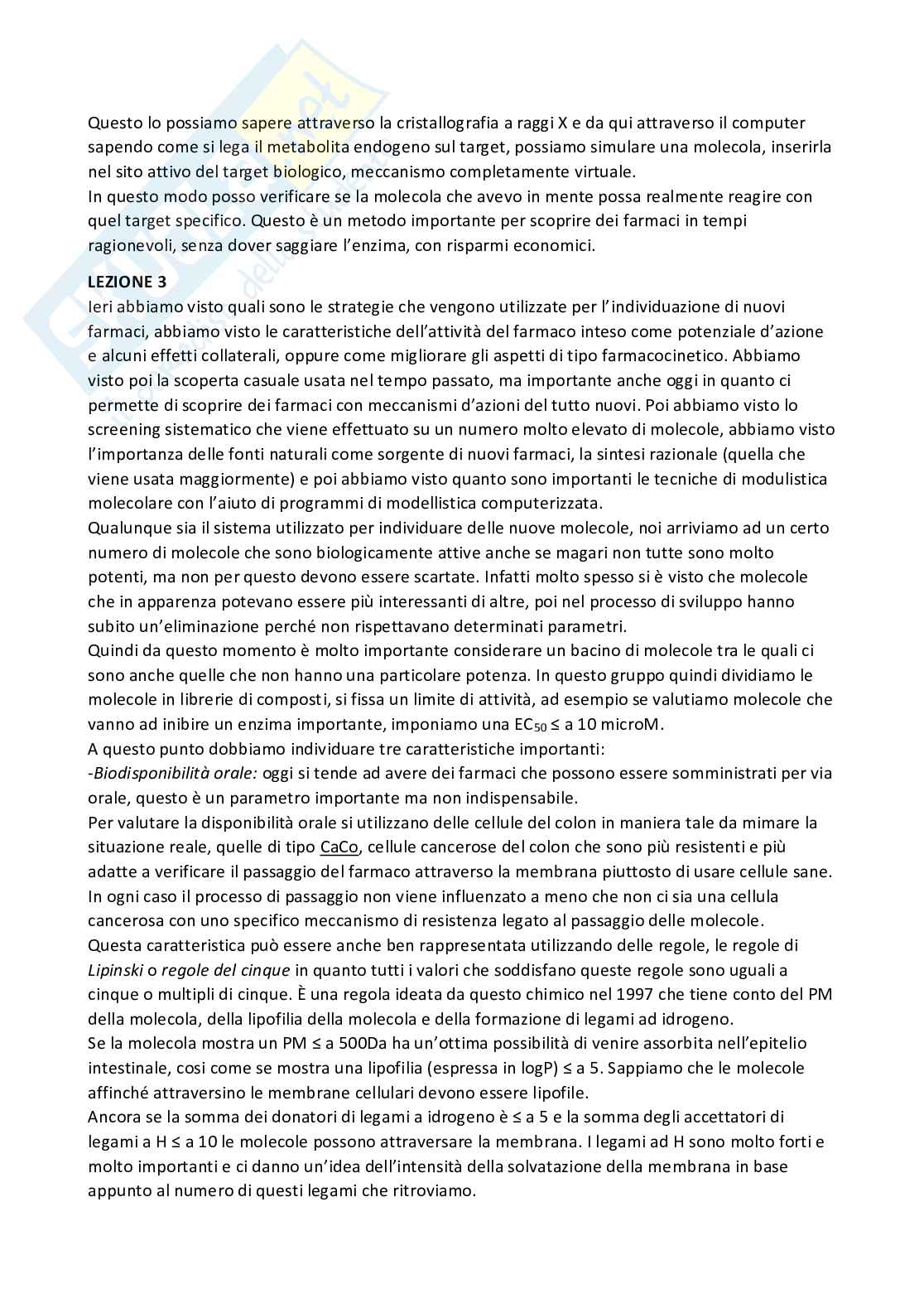 Riassunto esame Chimica farmaceutica 1 e fitochimica, Prof. Cottiglia Filippo, libro consigliato Principi di chimica farmaceutica , Lemke, Williams Pag. 16