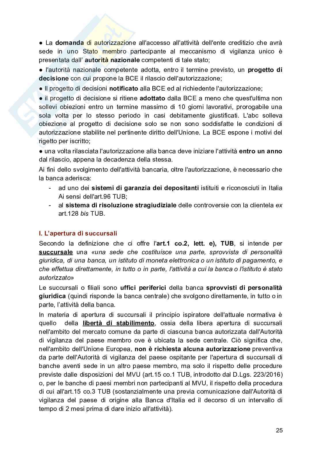 Riassunto esame Diritto bancario e dell'intermediazione finanziaria, Prof. Maria Elisa, libro consigliato Diritto bancario e finanziario , Bontempi  Pag. 26