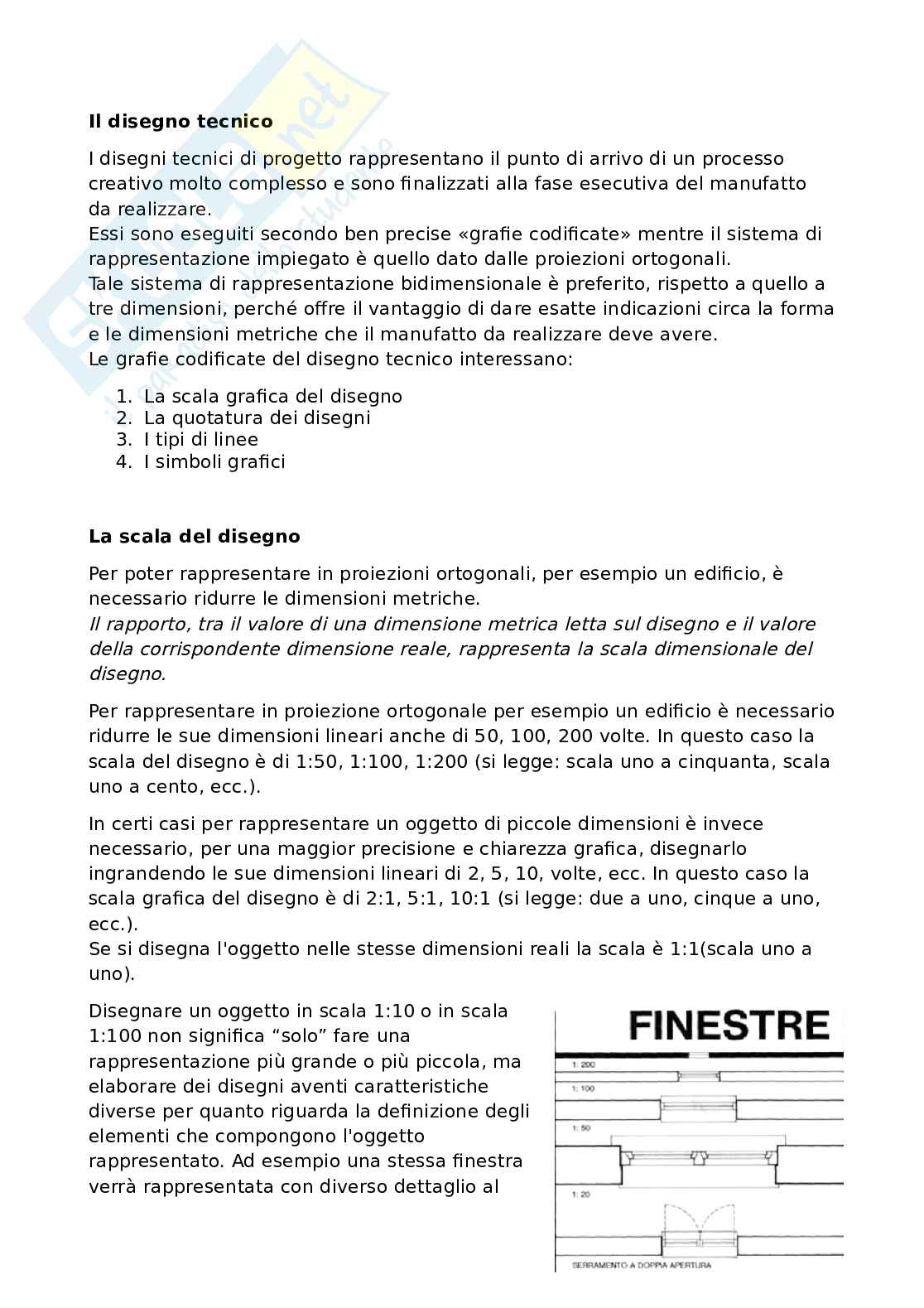 Disegno tecnico nel progetto architettonico Pag. 2
