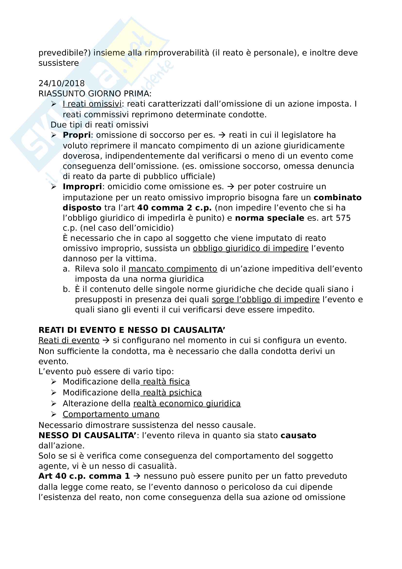 Diritto penale, seconda parte Pag. 2