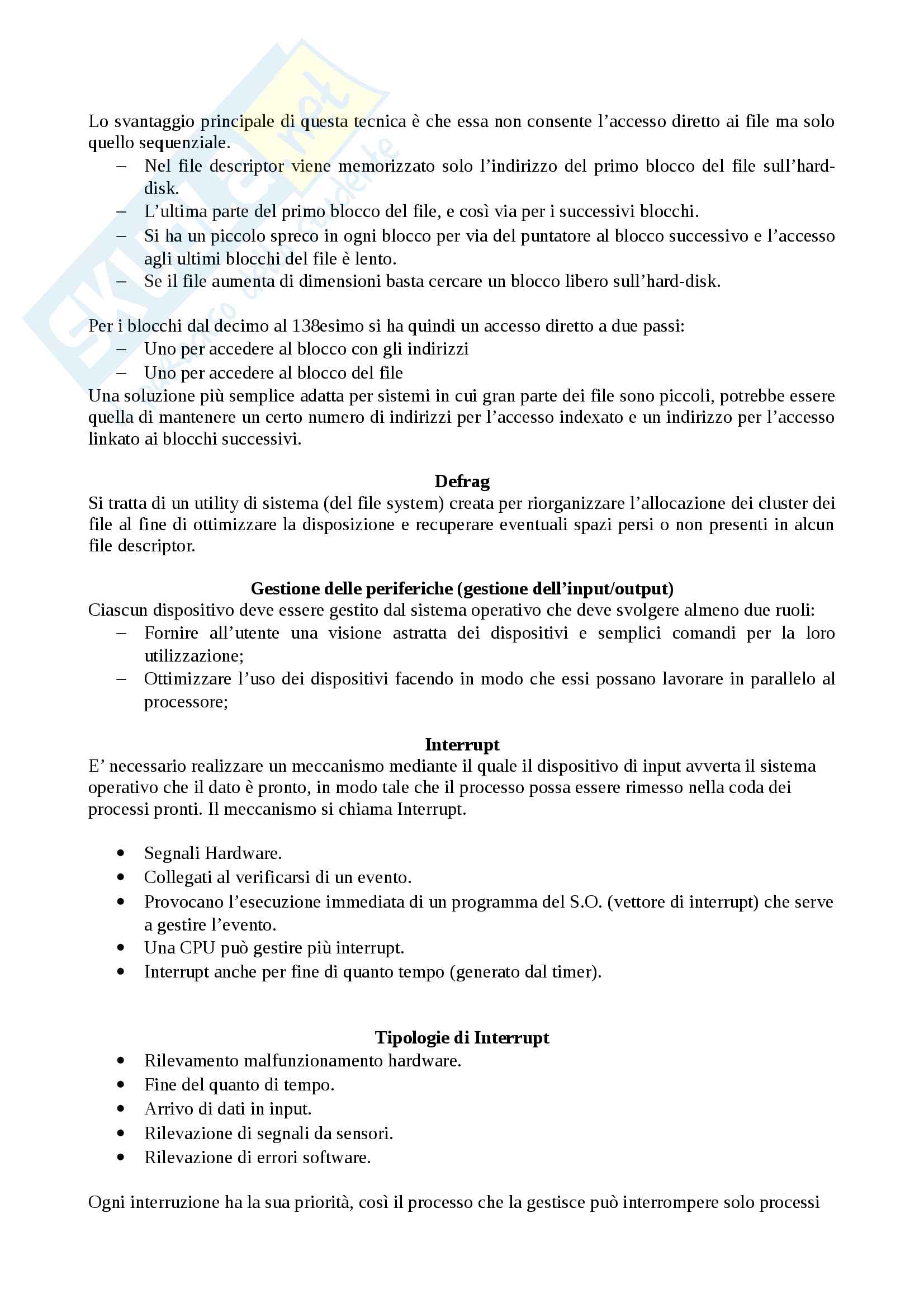 Riassunto esame informatica, prof Console, libro consigliato Introduzione all'informatica, Console Pag. 61