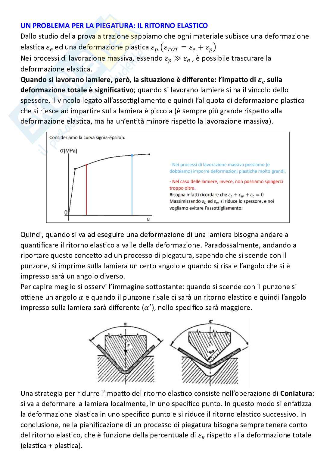 Tecnologie industriali, parte 9 - Piegatura Pag. 2