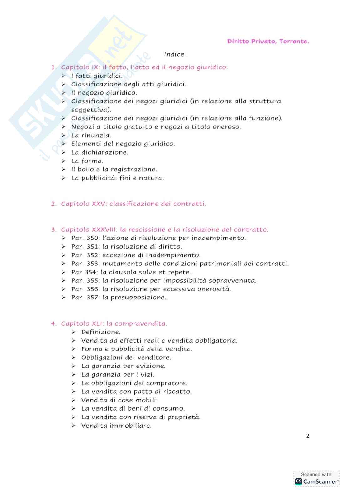Diritto civile Pag. 1