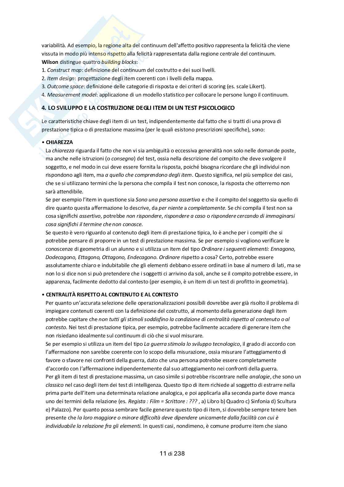 Appunti Teorie e tecniche dei test psicologici Pag. 11