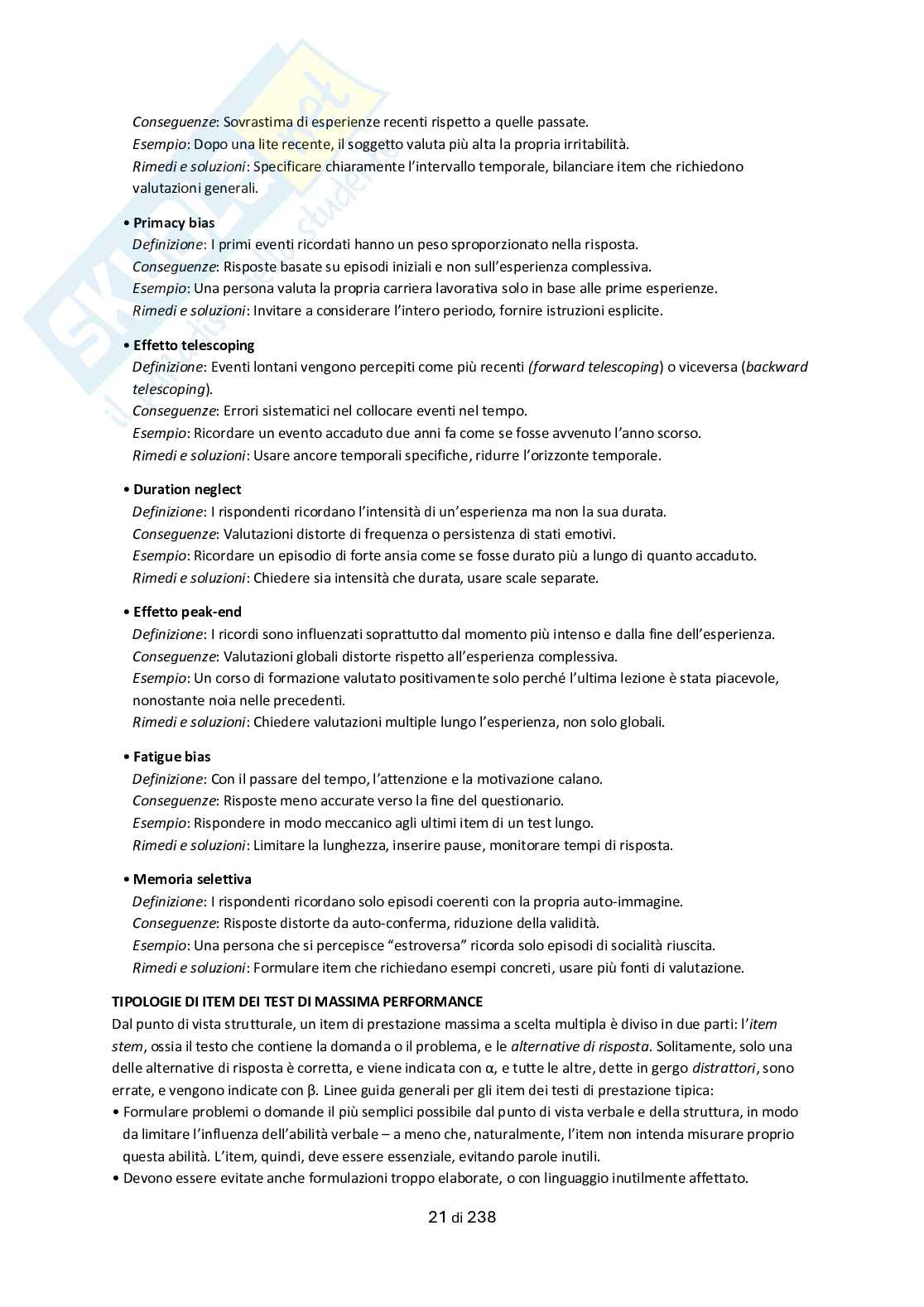 Appunti Teorie e tecniche dei test psicologici Pag. 21