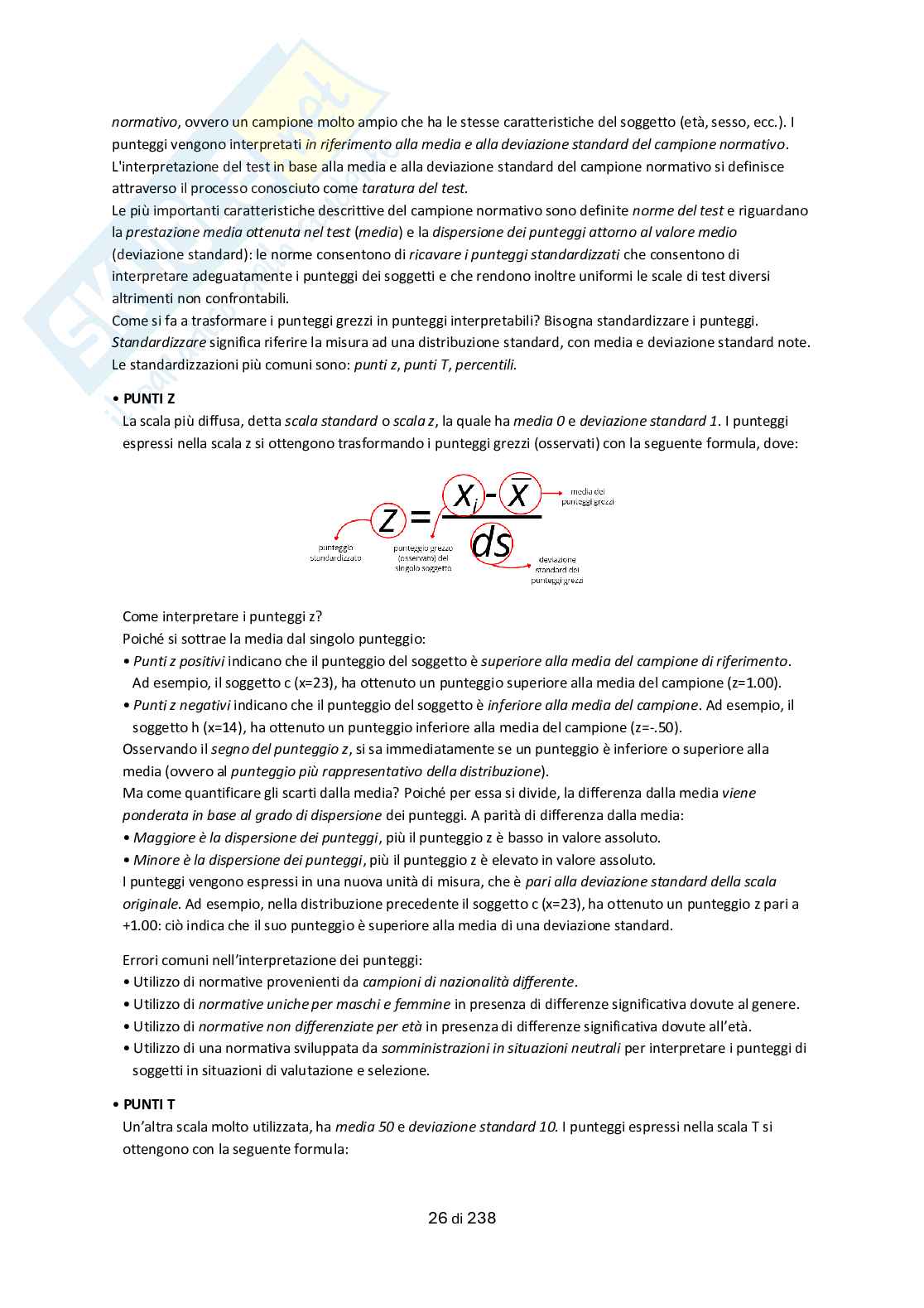 Appunti Teorie e tecniche dei test psicologici Pag. 26