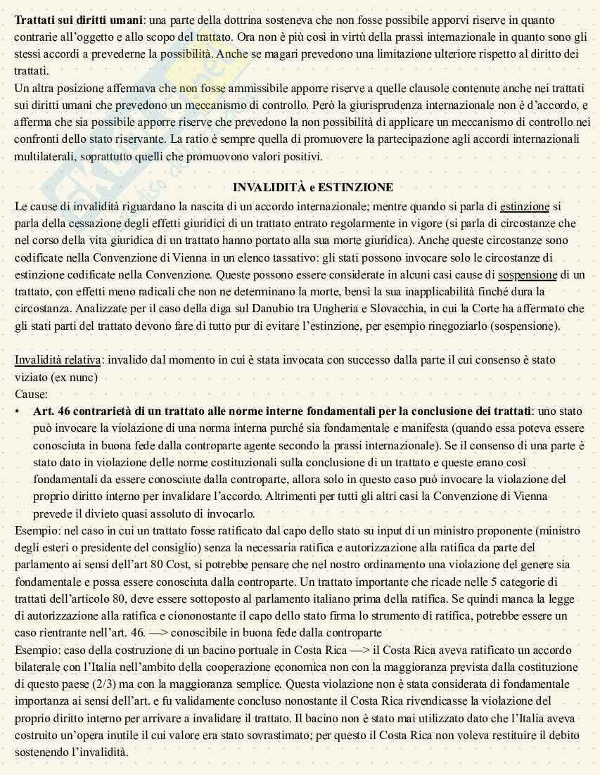 Appunti sul diritto delle fonti, primo esonero di Diritto internazionale Pag. 21