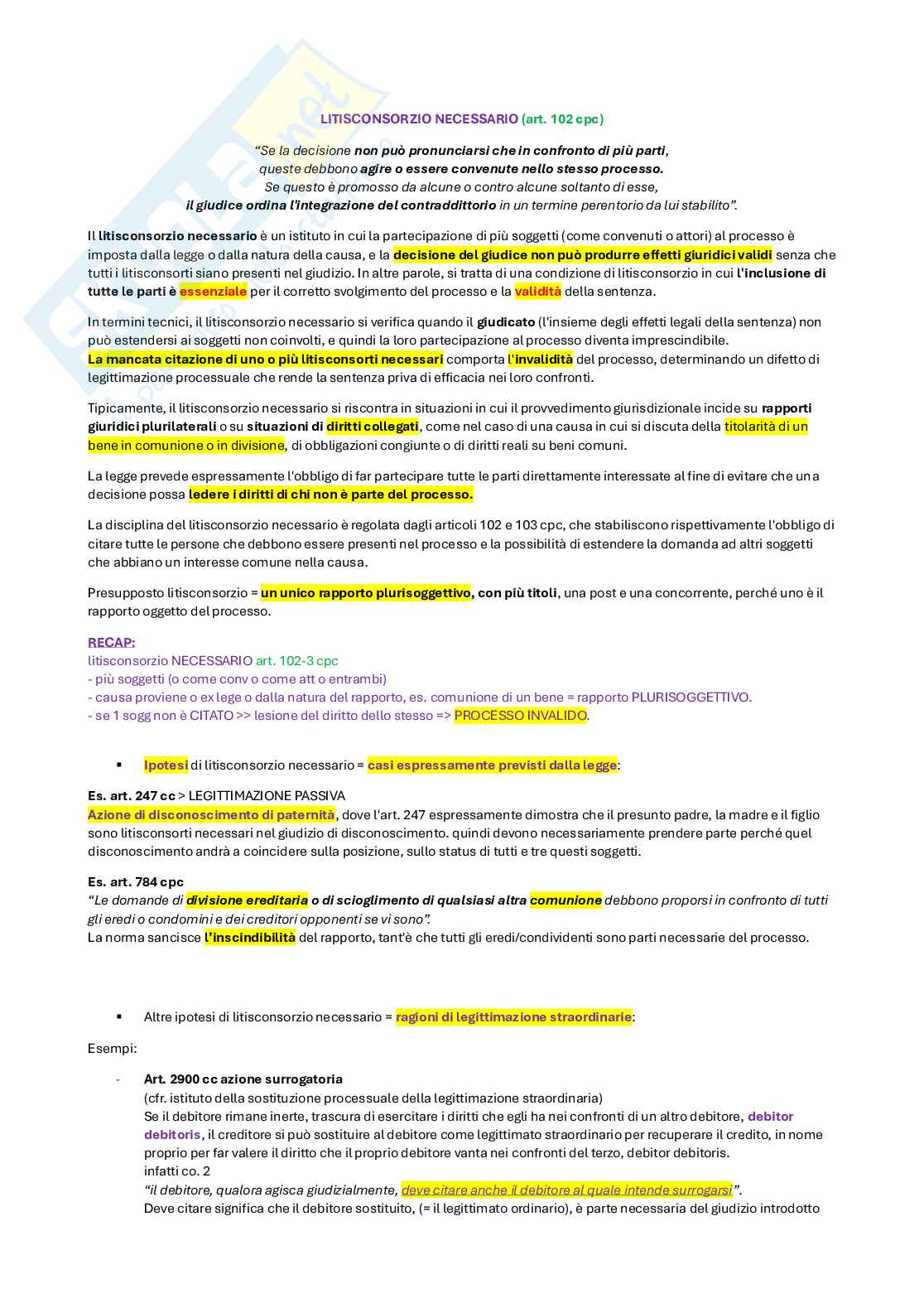 Litisconsorzio Pag. 2