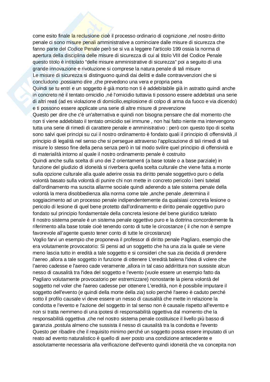 Appunti di lezione di Diritto penale sul tentativo Pag. 11