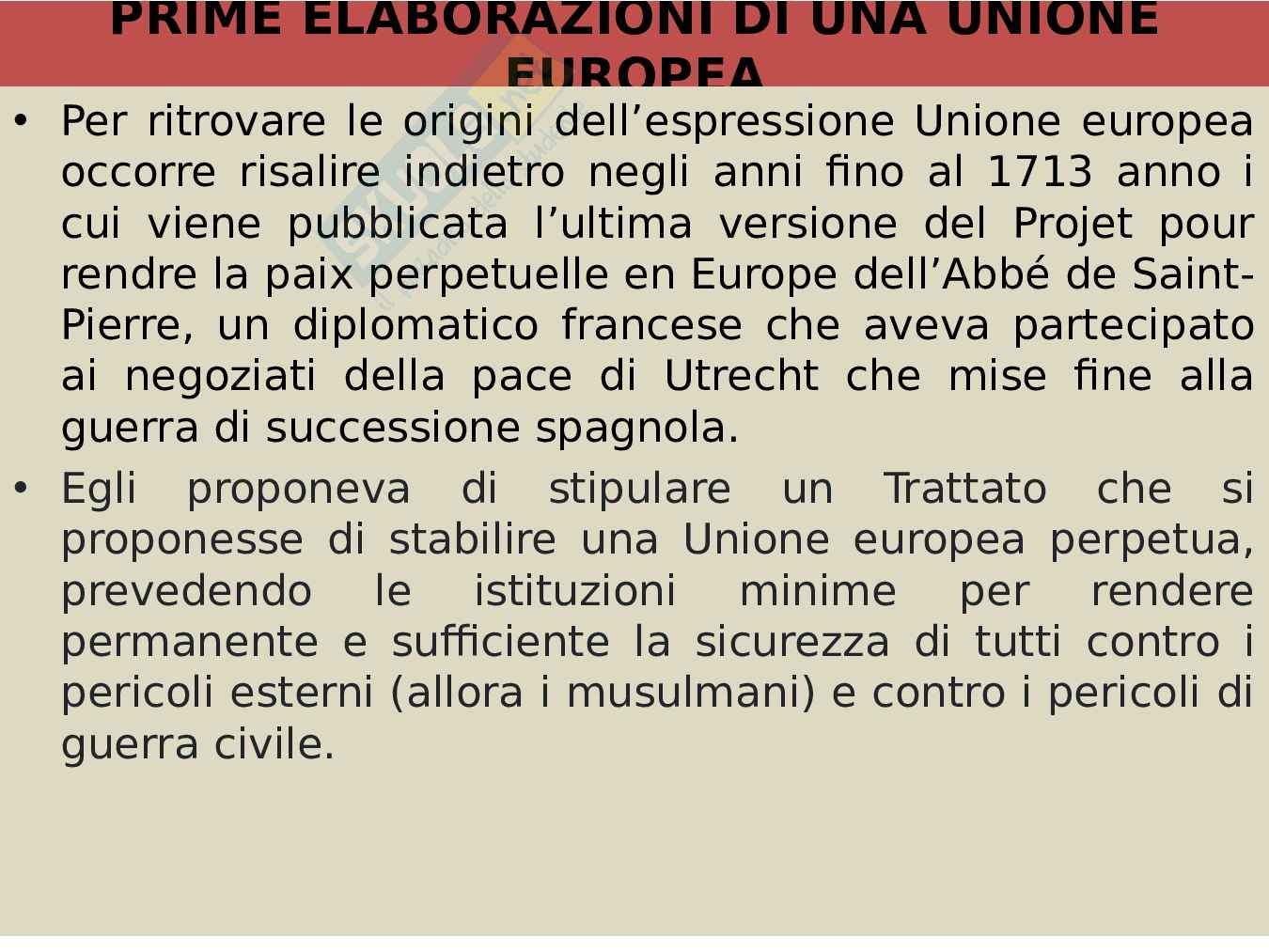 Studio dei fondamenti di Diritto dell'Unione Europea  Pag. 2