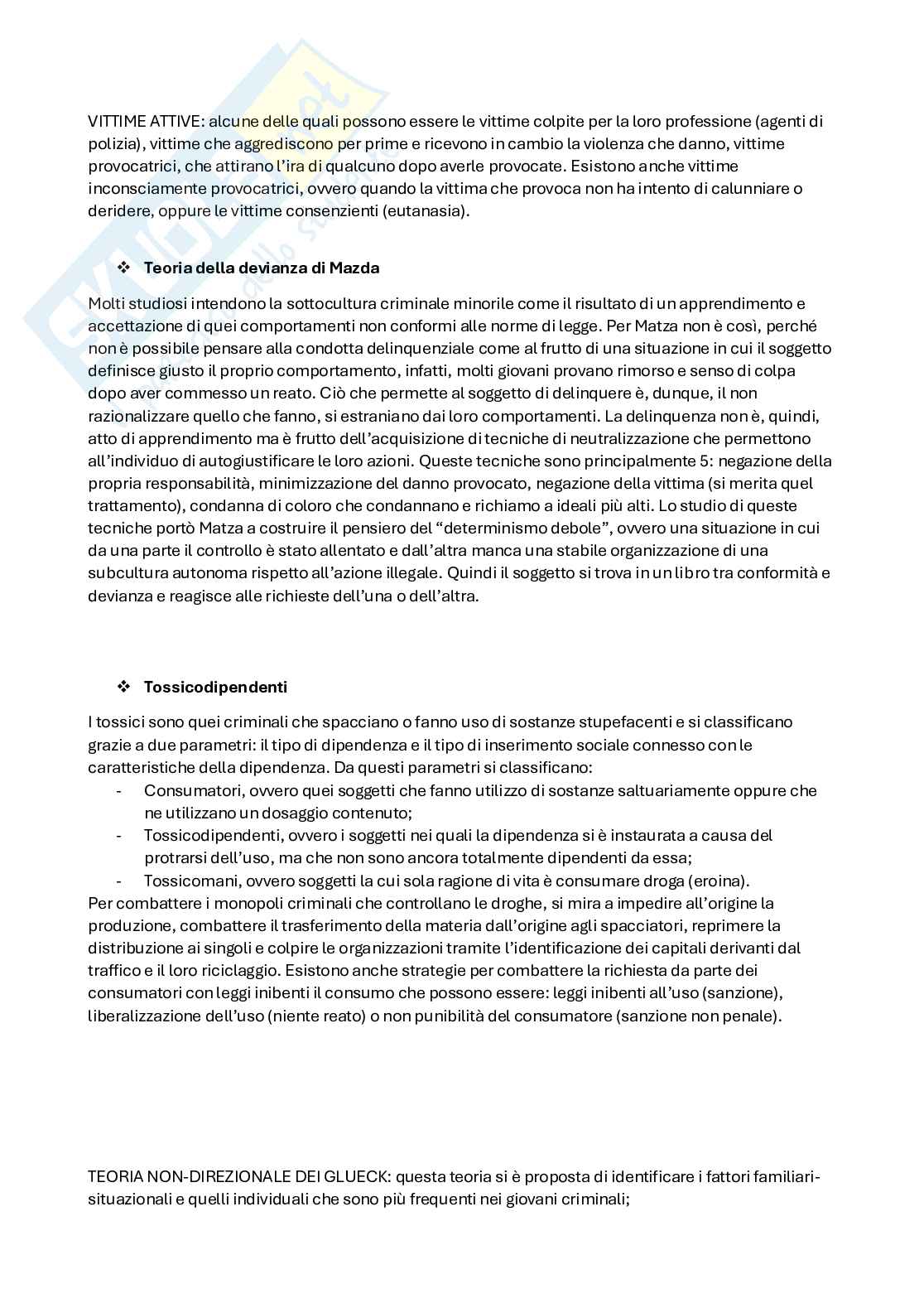 Criminologia generale Pag. 31