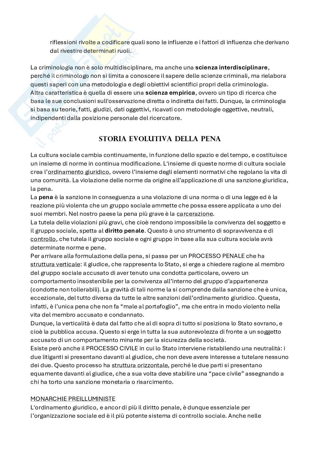 Criminologia generale Pag. 6