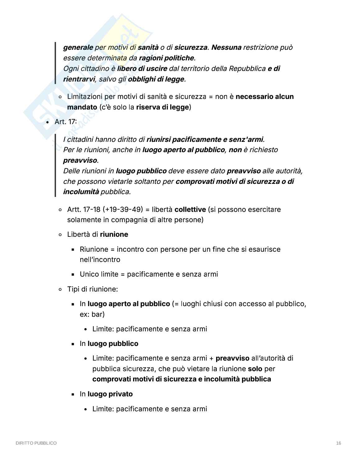 Istituzioni di diritto pubblico Pag. 16