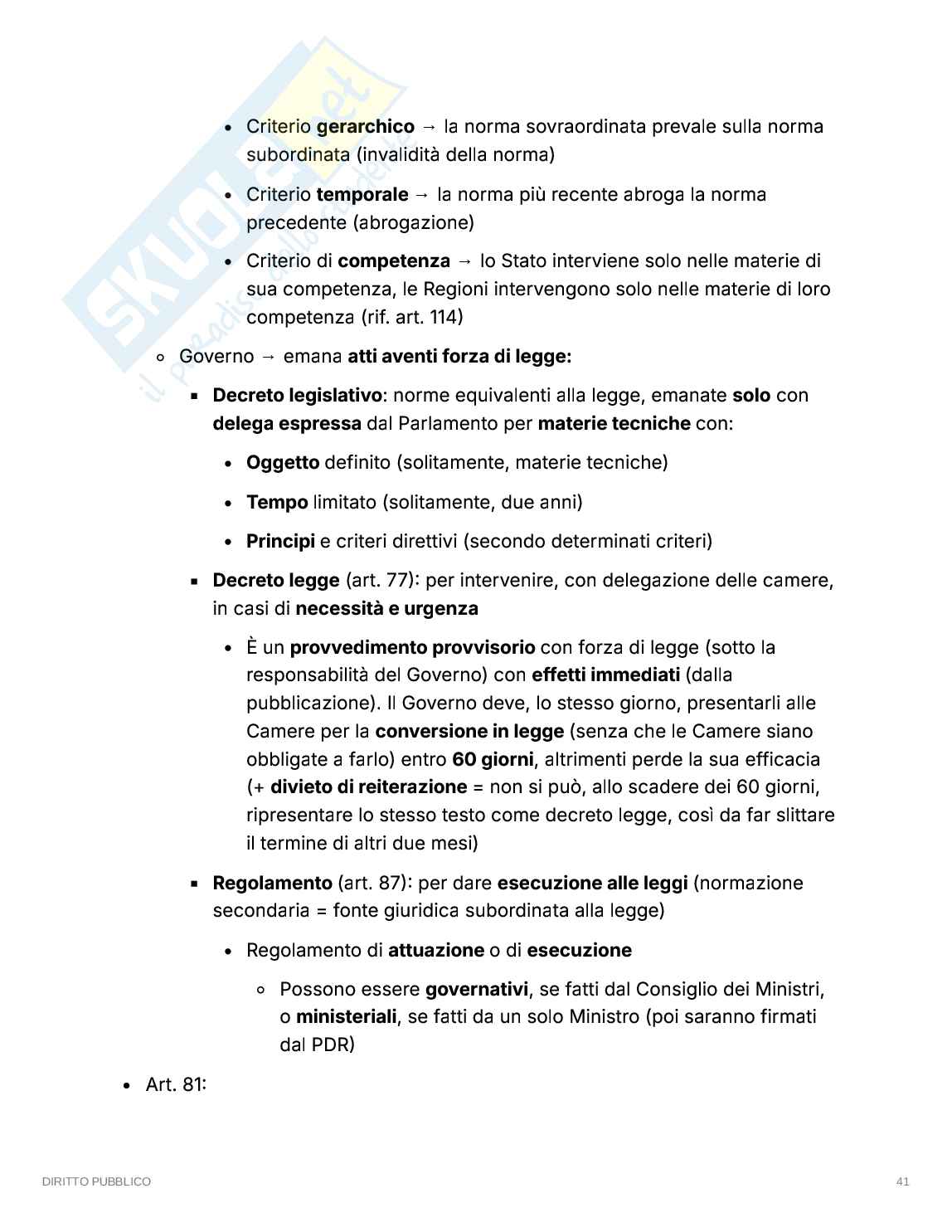 Istituzioni di diritto pubblico Pag. 41