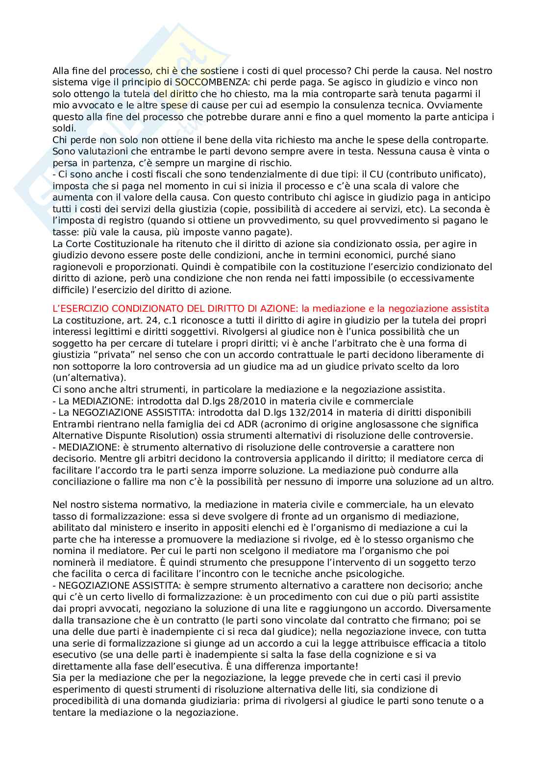 Appunti diritto processuale civile Pag. 21