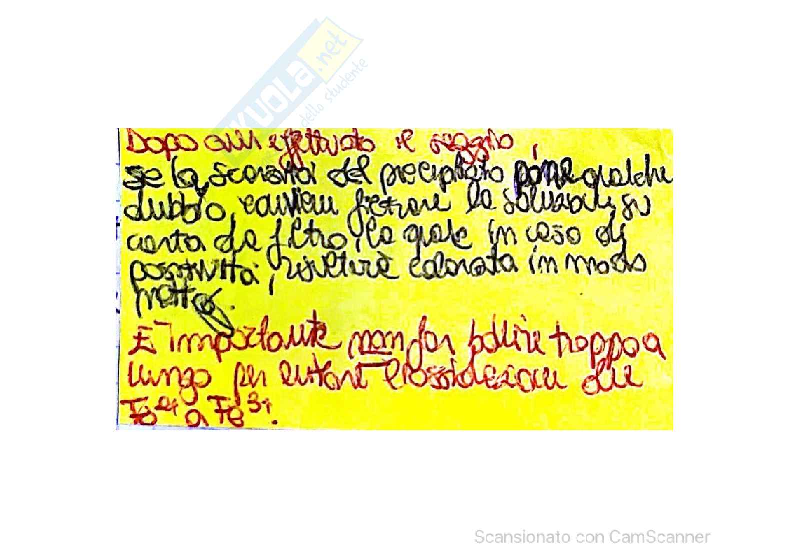 Appunti analisi dei farmaci II + esercizi sulla solubilità delle molecole con relativi saggi Pag. 21