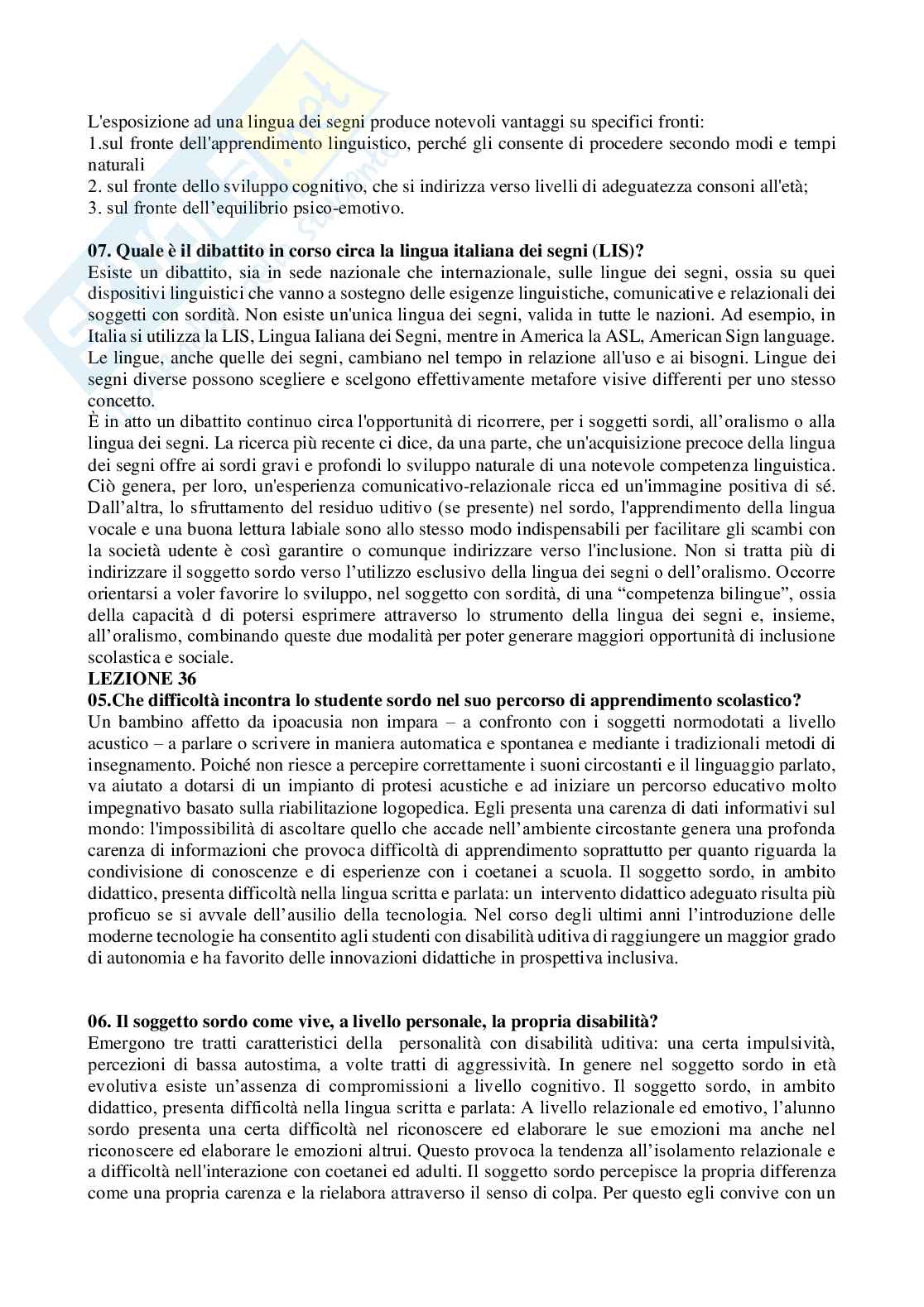 Paniere Didattica e pedagogia speciale  - Risposte aperte - aggiornato (2026) Pag. 16