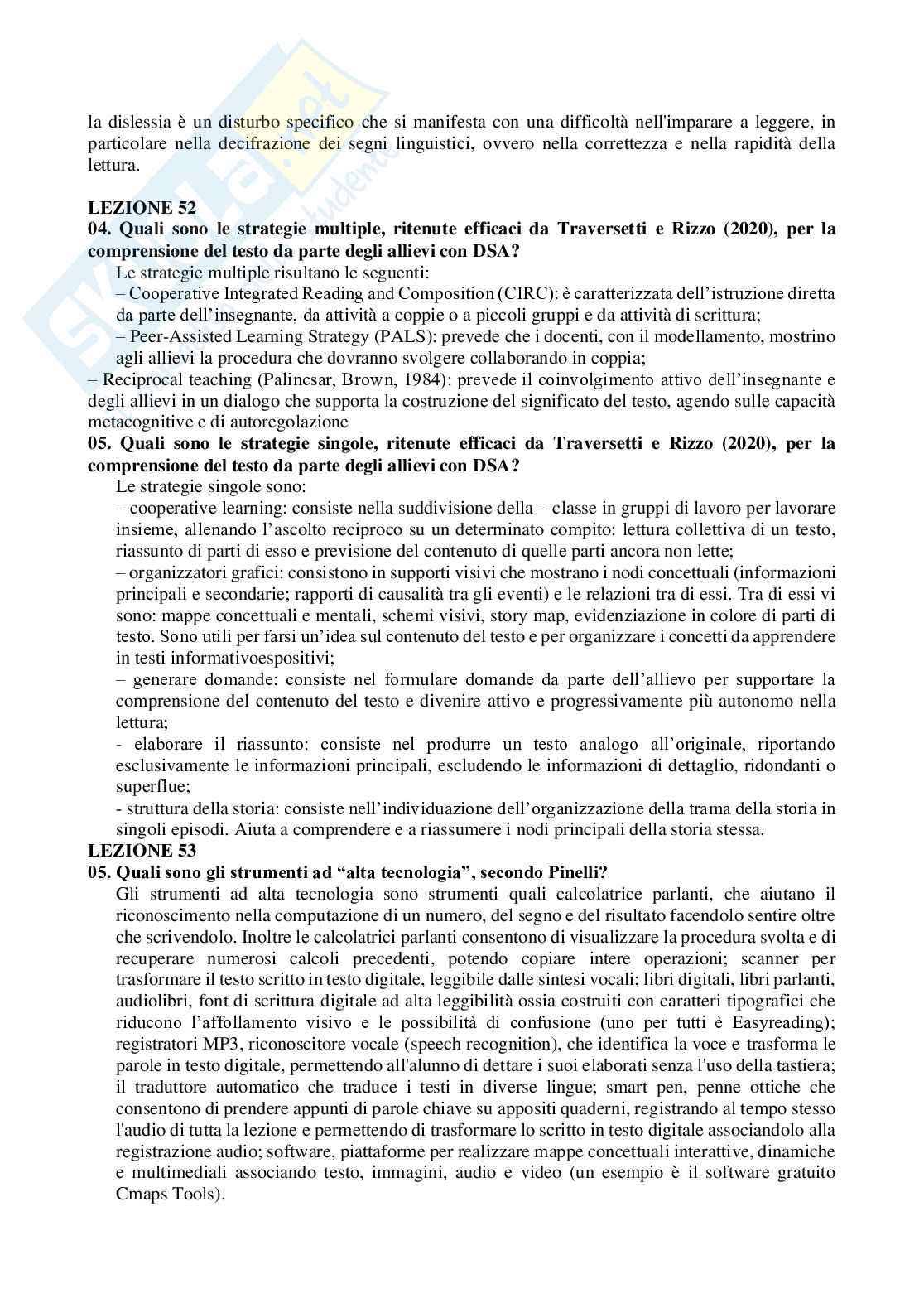 Paniere Didattica e pedagogia speciale  - Risposte aperte - aggiornato (2026) Pag. 26