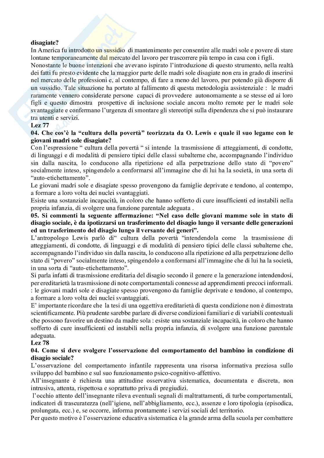 Paniere Didattica e pedagogia speciale  - Risposte aperte - aggiornato (2026) Pag. 41